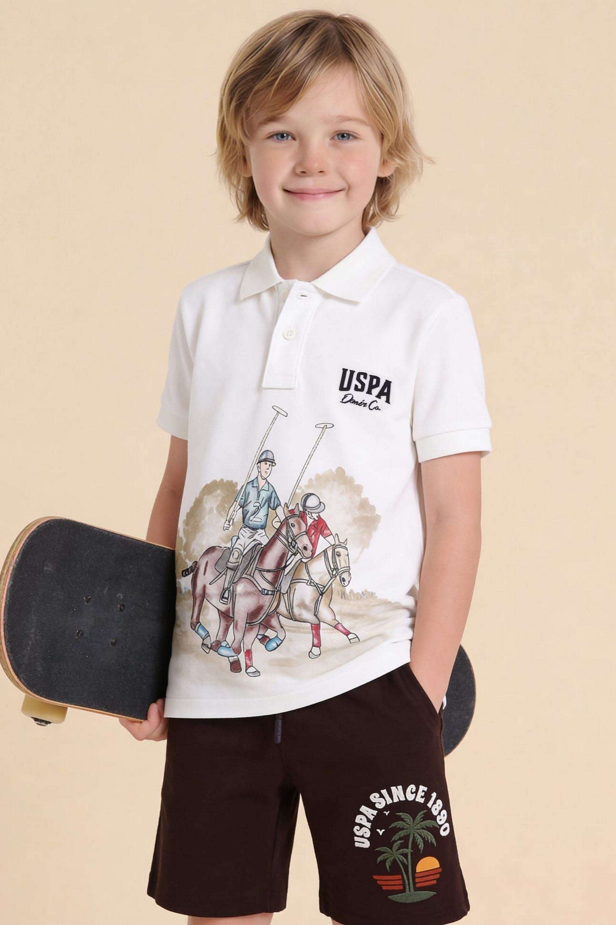 Graphic-Print-Cotton-Polo-Boys-T-Shirt