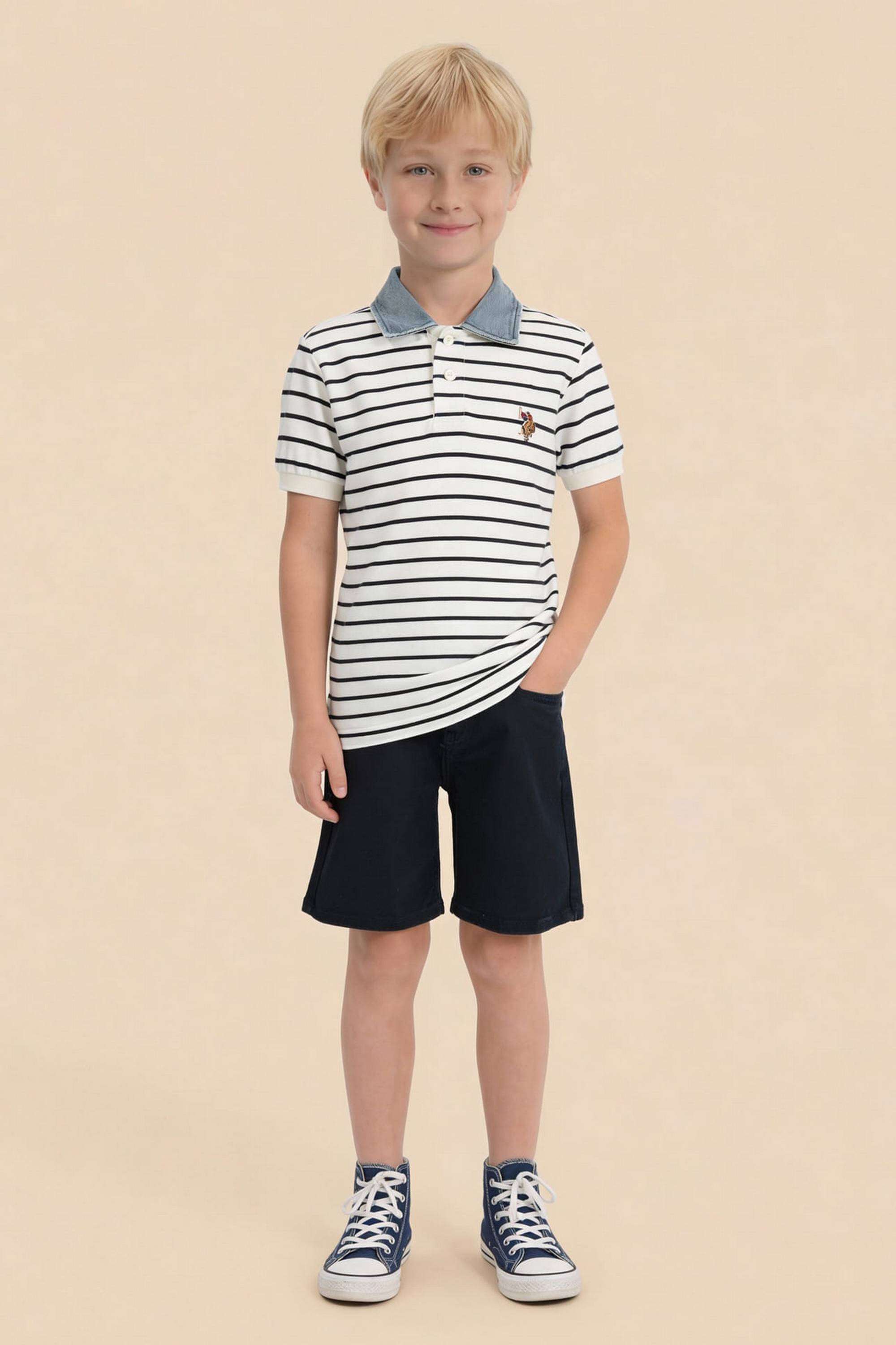 Stripes-Cotton-Collared-Boys-Shirt
