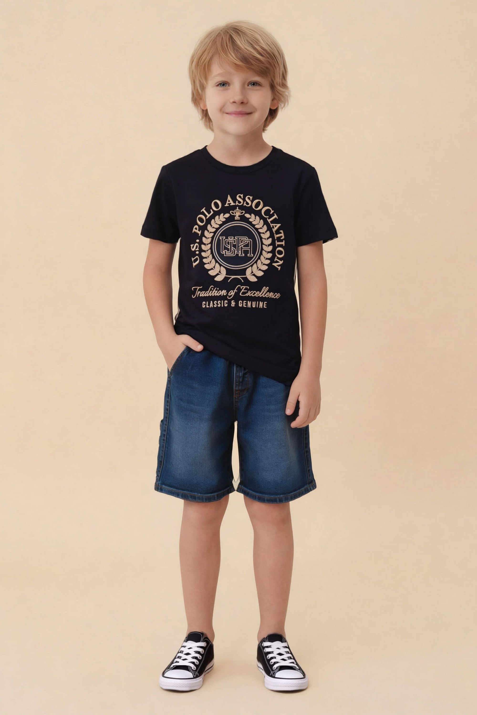 Solid-Cotton-Round-Neck-Boys-T-Shirt