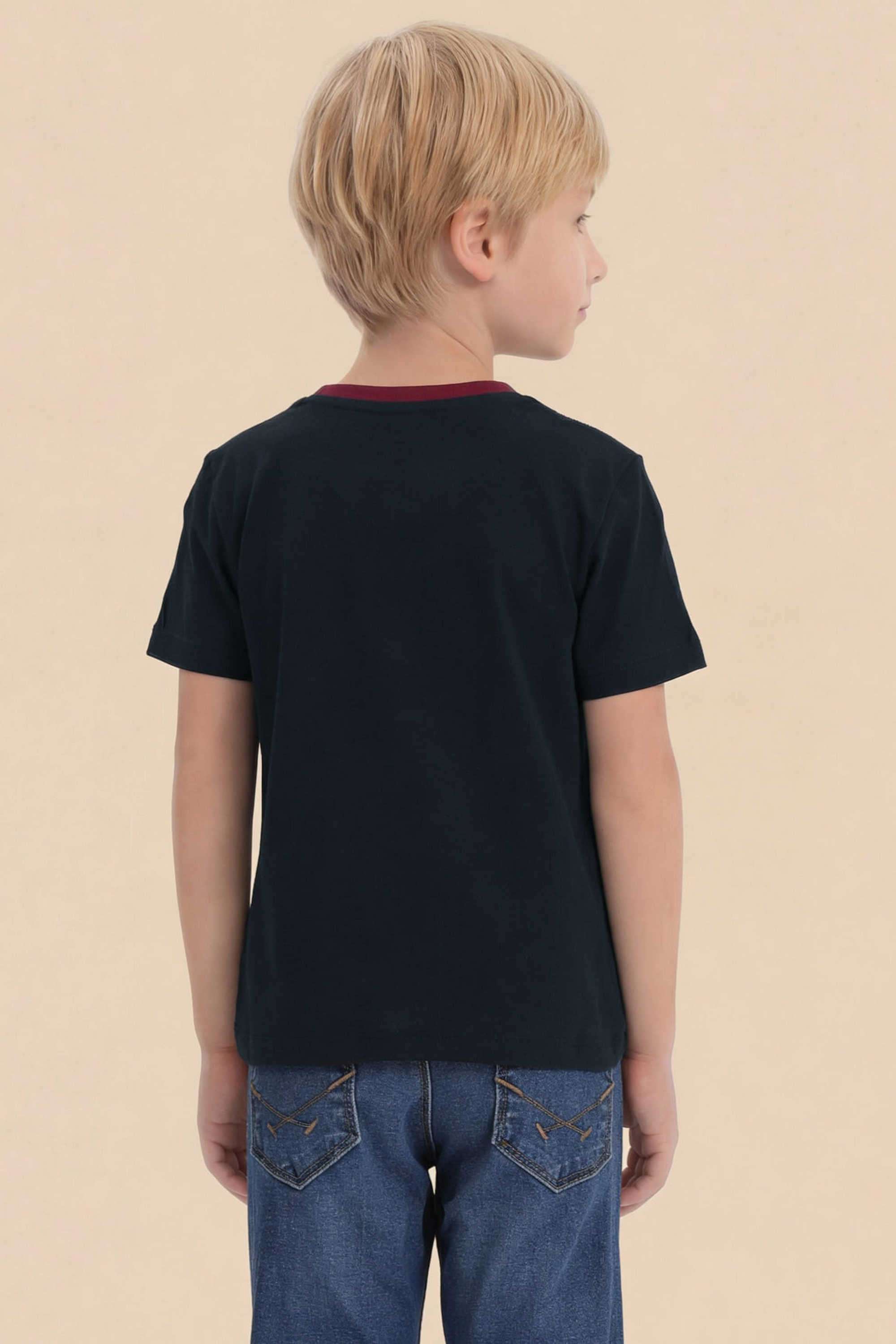 Printed-Cotton-Round-Neck-Boys-T-Shirt