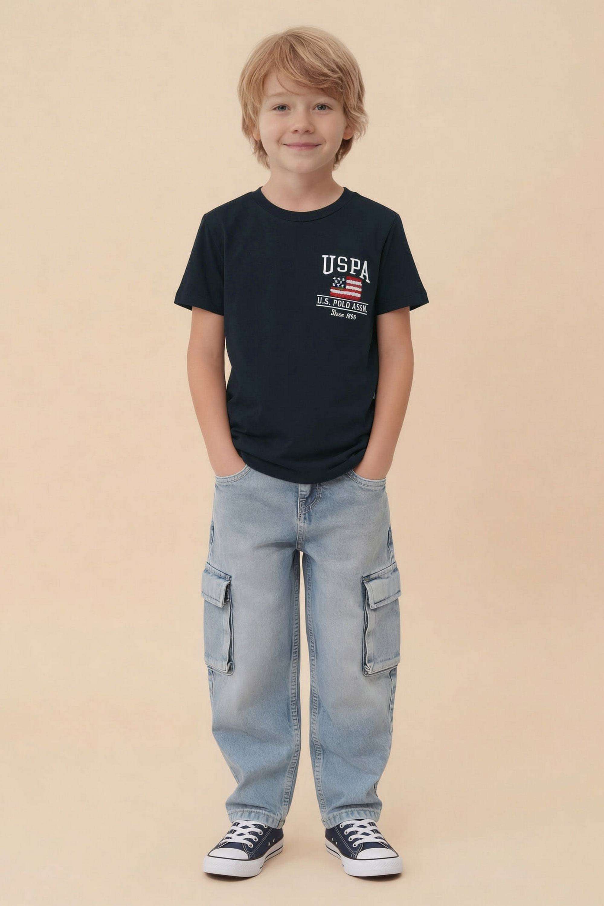 Printed-Cotton-Round-Neck-Boys-T-Shirt