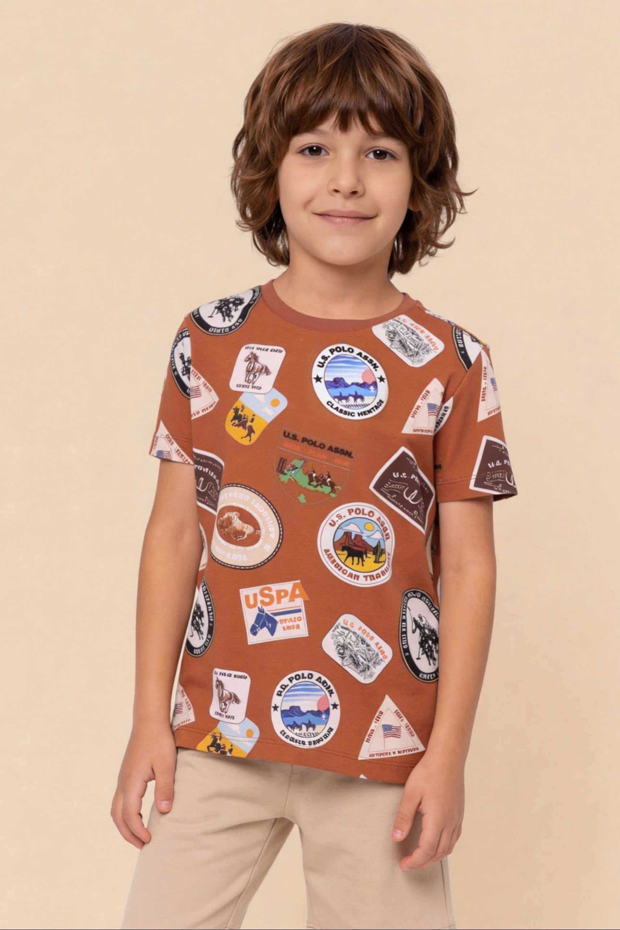 Printed-Cotton-Round-Neck-Boys-T-Shirt