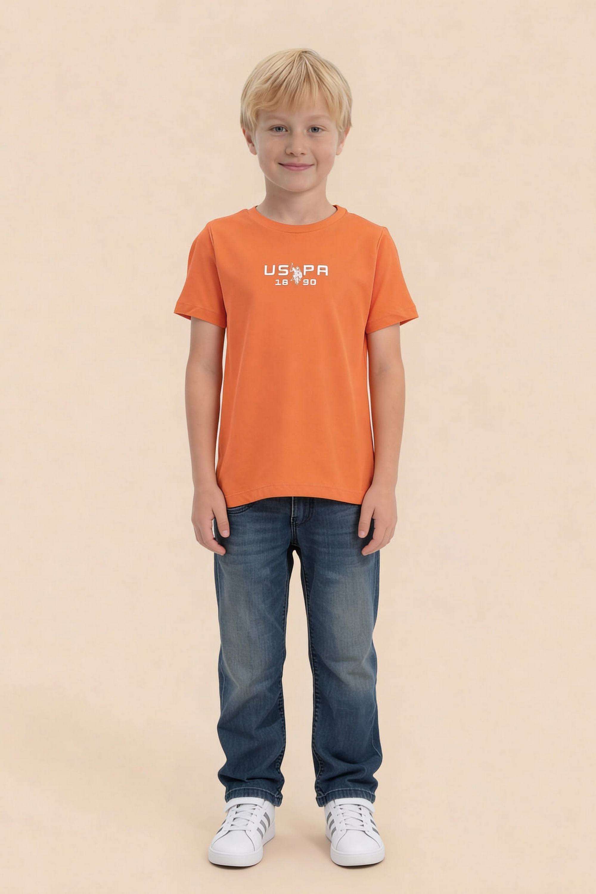 Solid-Cotton-Round-Neck-Boys-T-Shirt