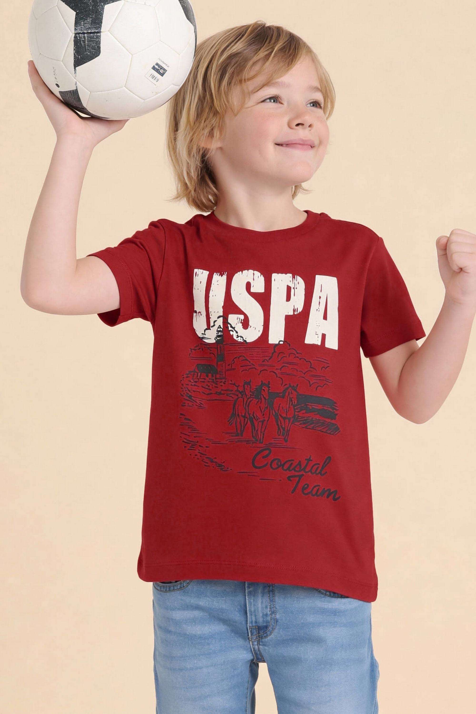 Printed-Cotton-Round-Neck-Boys-T-Shirt