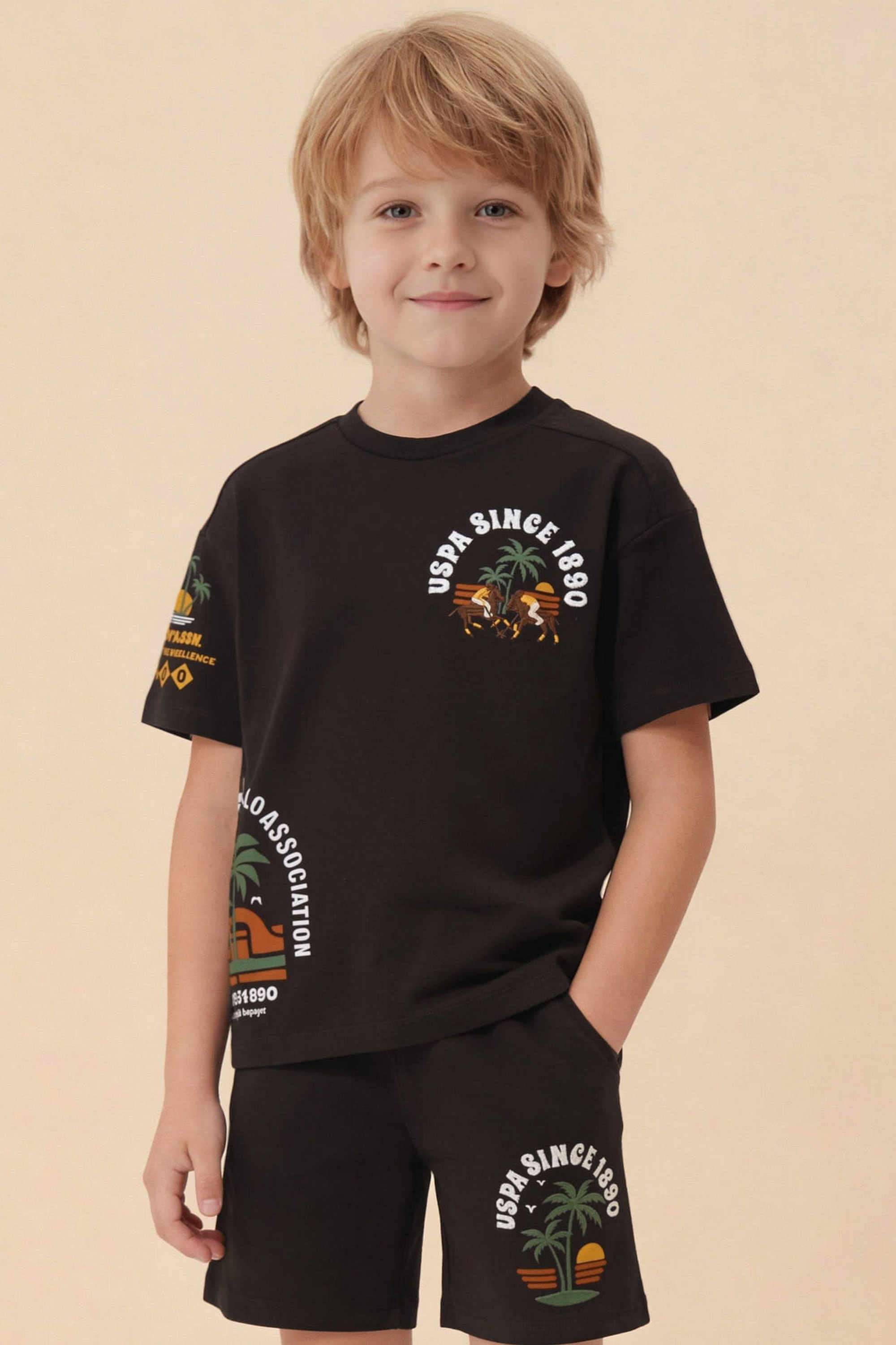 Printed-Cotton-Round-Neck-Boys-T-Shirt