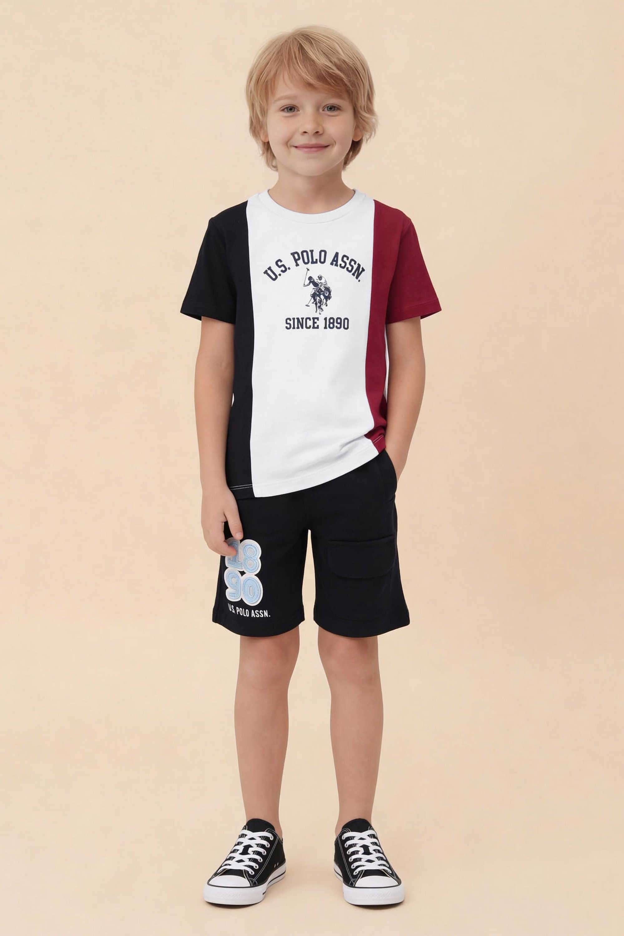 Color-Block-Cotton-Round-Neck-Boys-T-Shirt