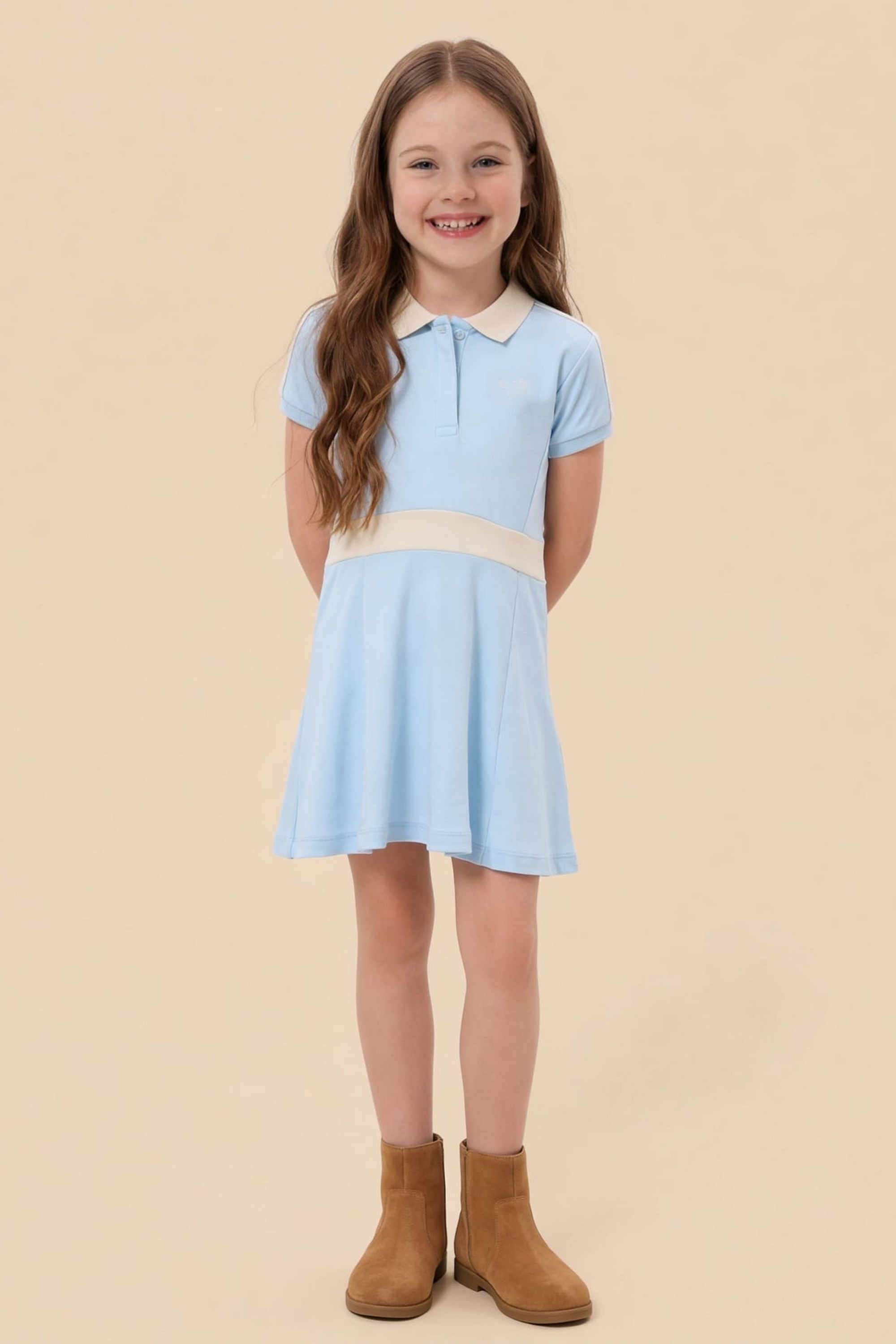 Solid-Cotton-Polo-Girls-Casual-Wear-Dress