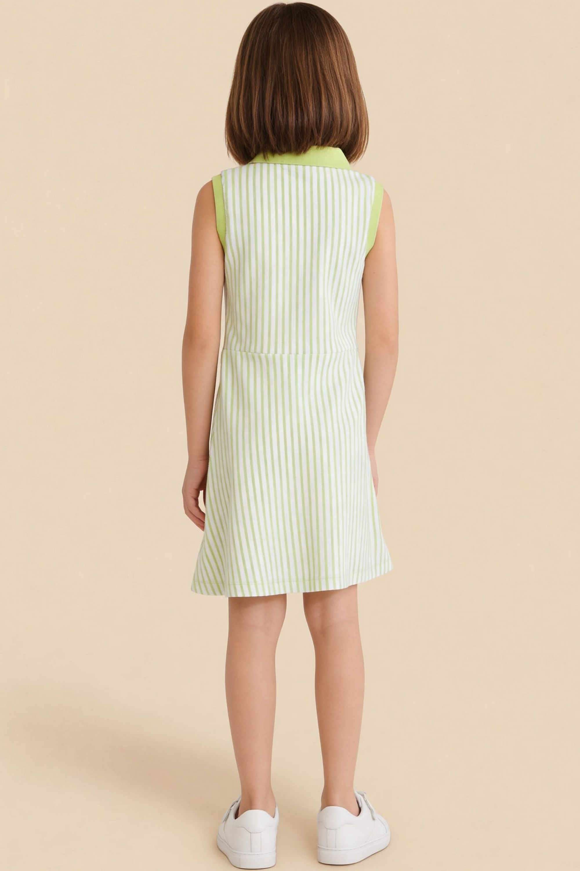 Stripes-Cotton-Polo-Girls-Casual-Wear-Dress