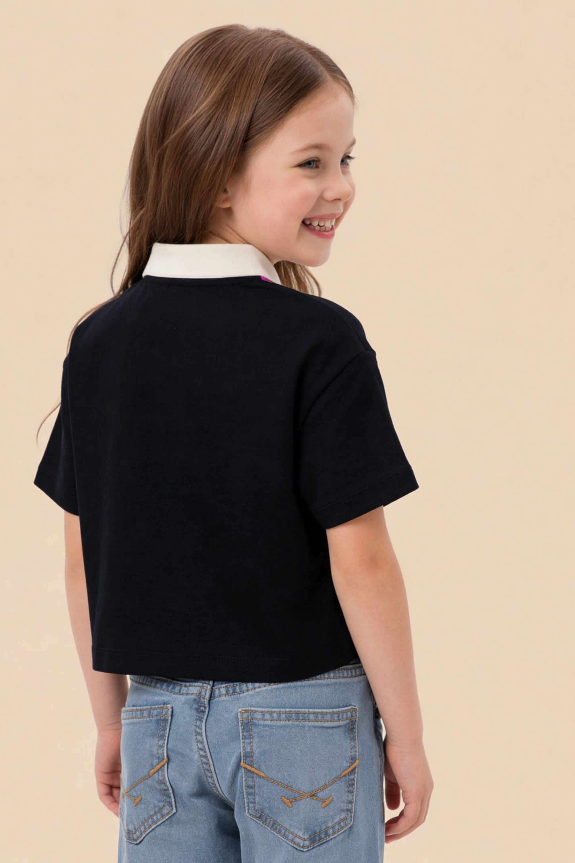 Solid-Cotton-Collared-Girls-Top