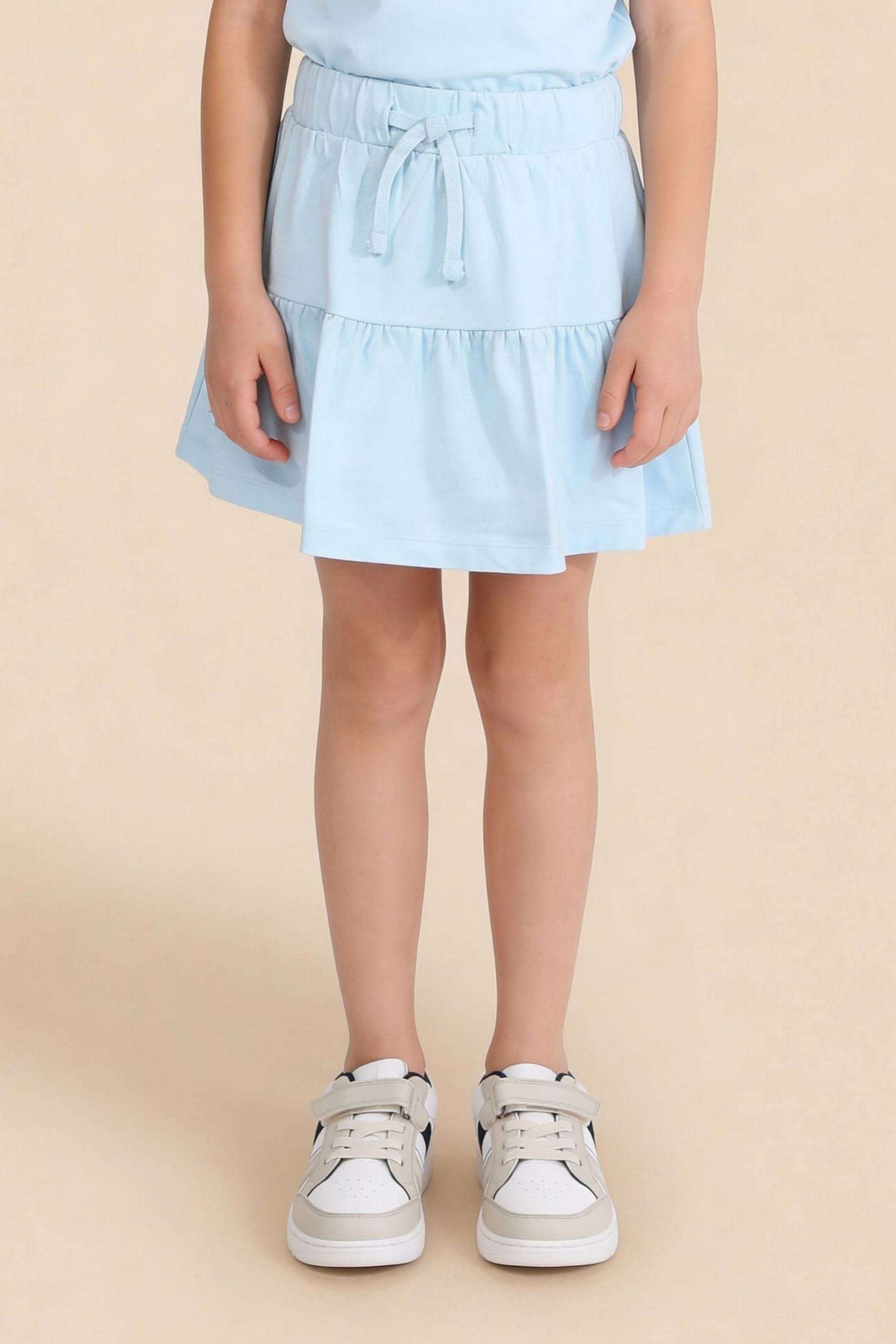 Solid-Cotton-Regular-Fit-Girls-Skirts