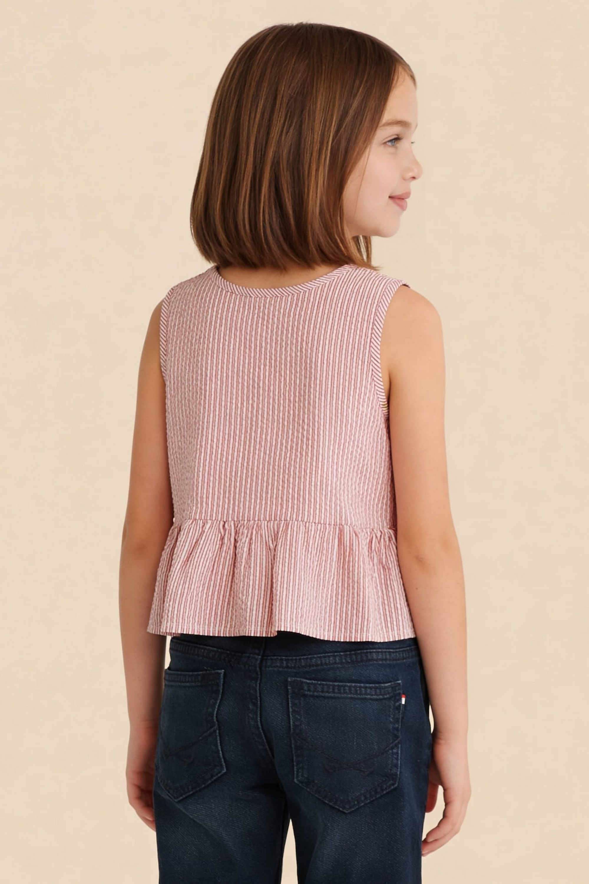 Stripes-Cotton-Round-neck-Girls-Top