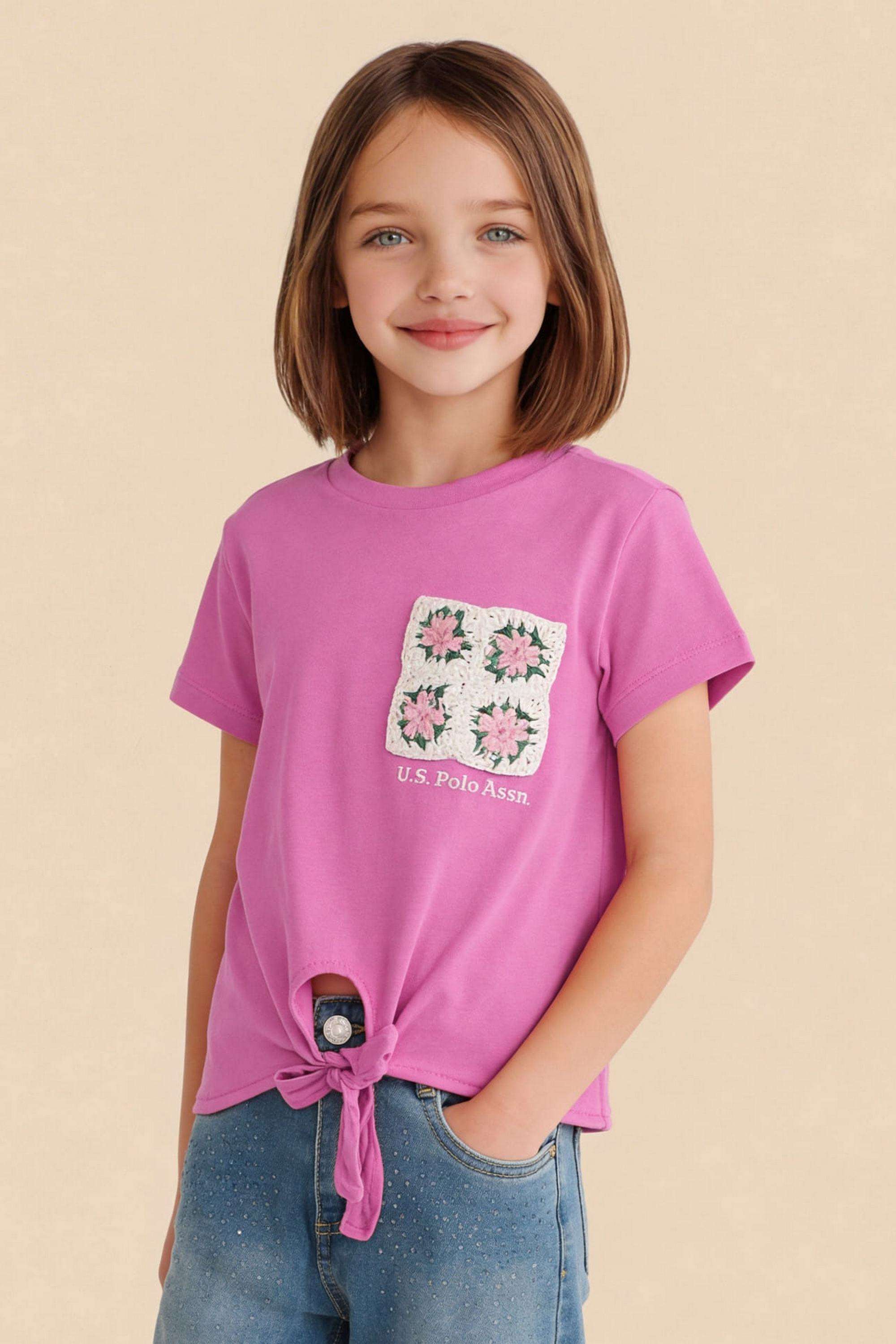 Embroidered-Cotton-Round-Neck-Girls-Top