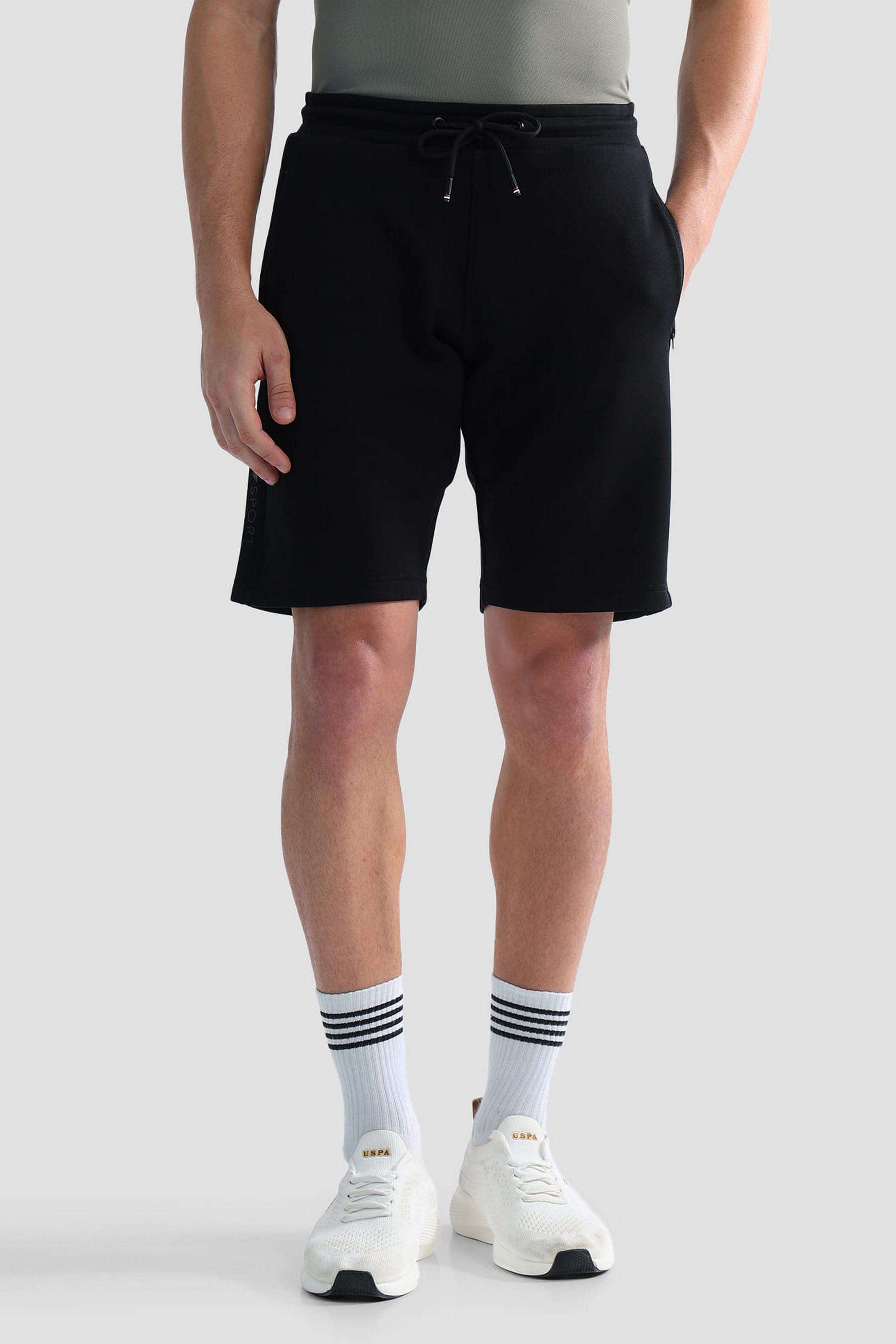 Solid-Cotton-Regular-Fit-Men-s-Shorts