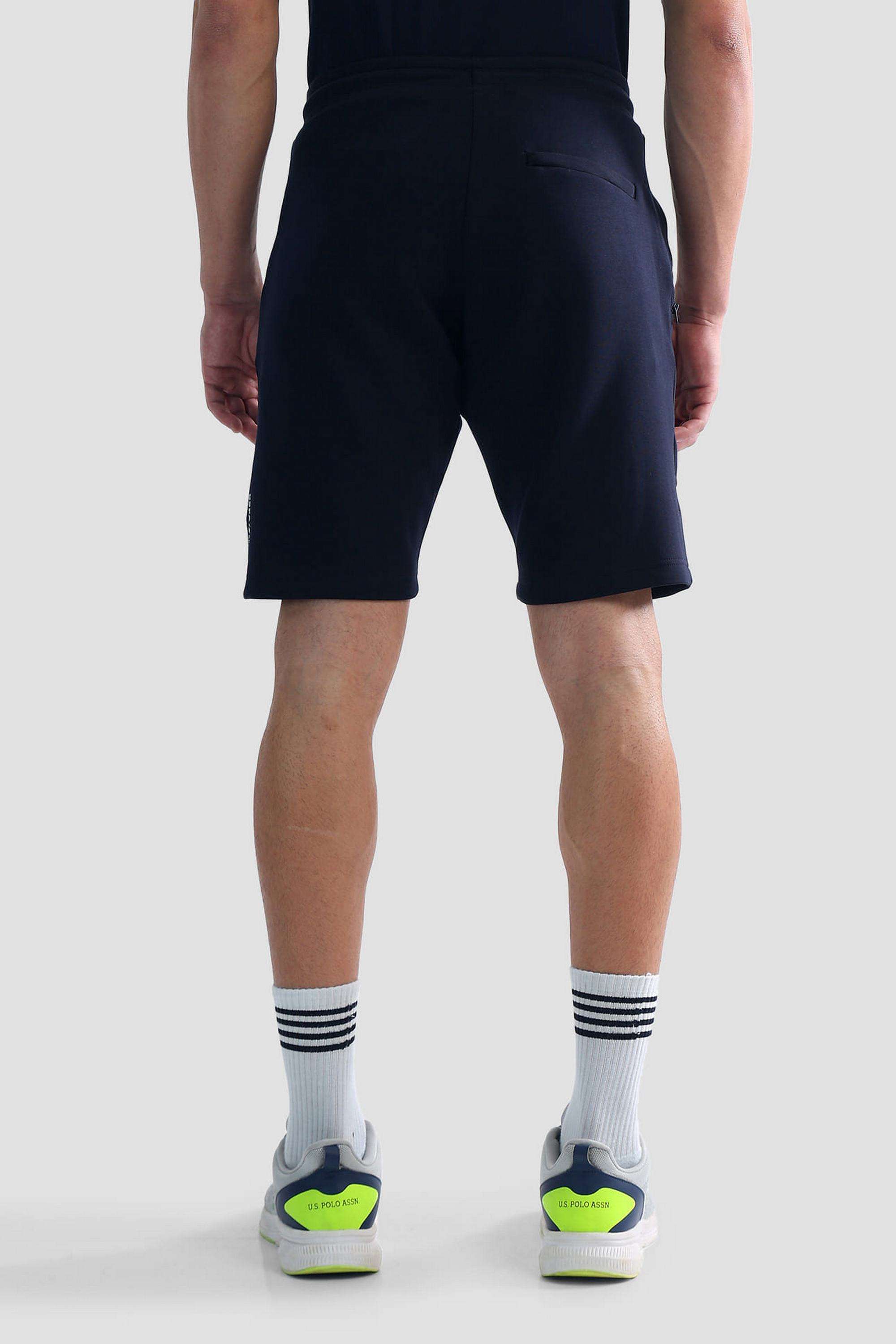 Solid-Cotton-Regular-Fit-Men-s-Shorts