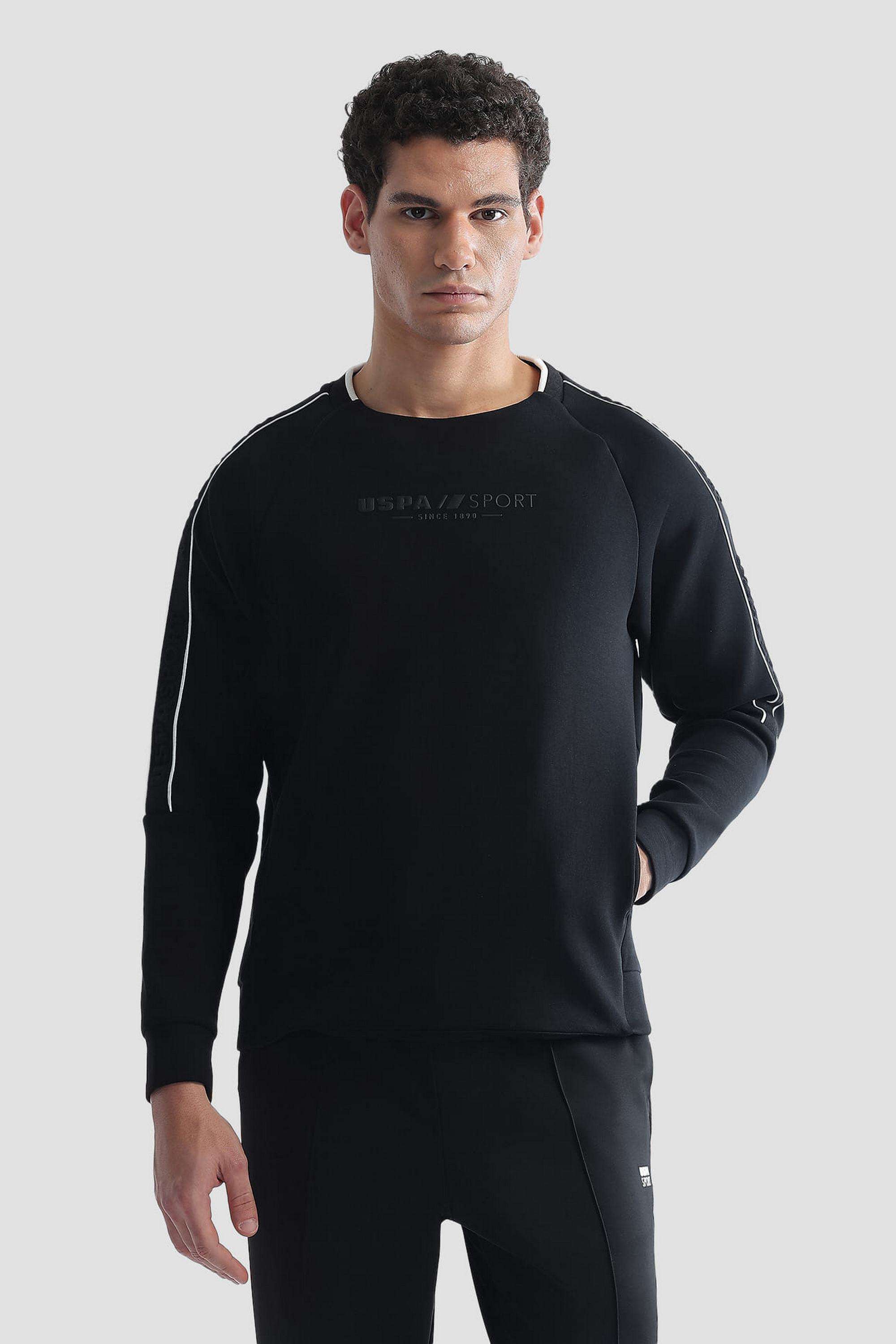 Solid-Cotton-Regular-Fit-Men-s-Sweatshirt