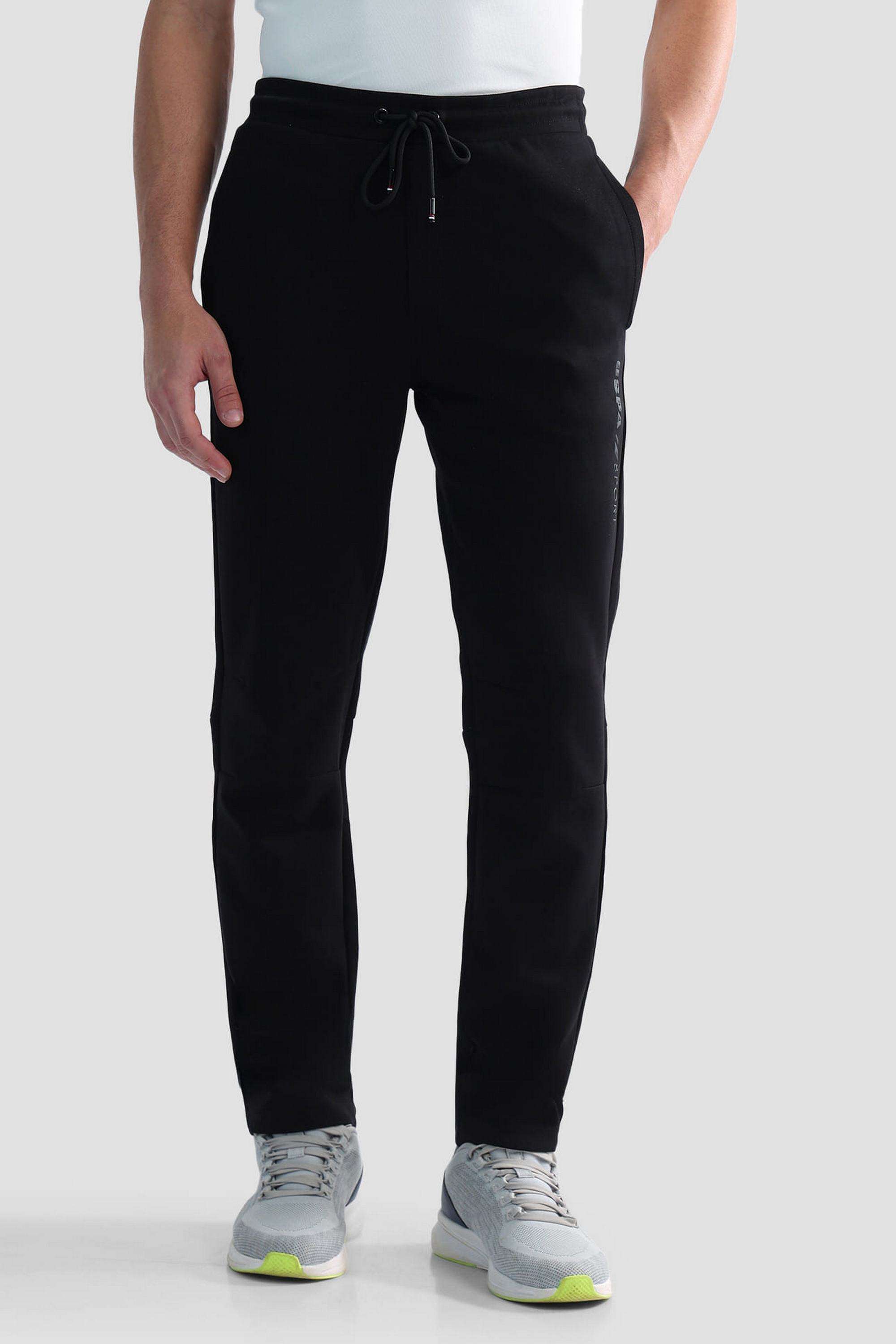 Solid-Cotton-Regular-Fit-Men-s-Track-Pants