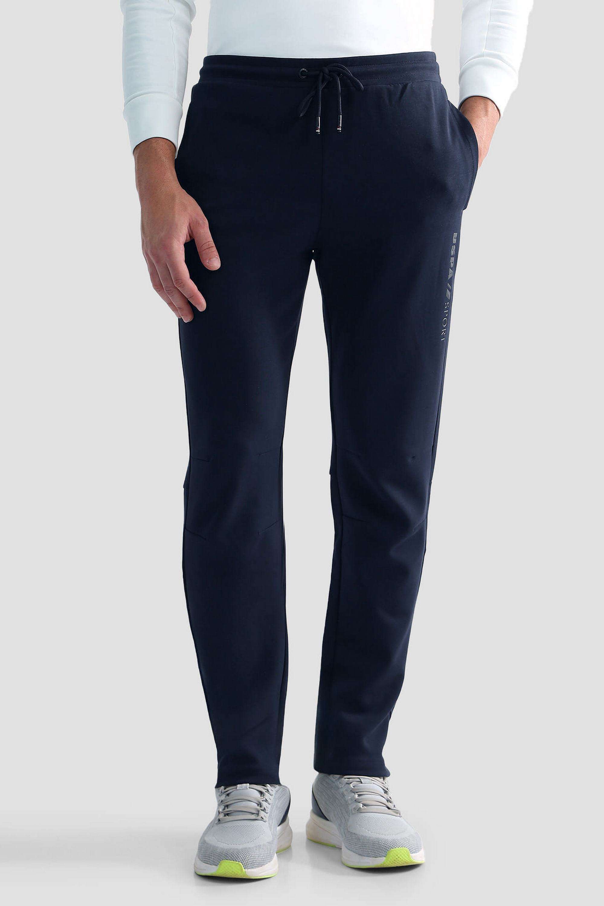 Solid-Cotton-Regular-Fit-Men-s-Track-Pants