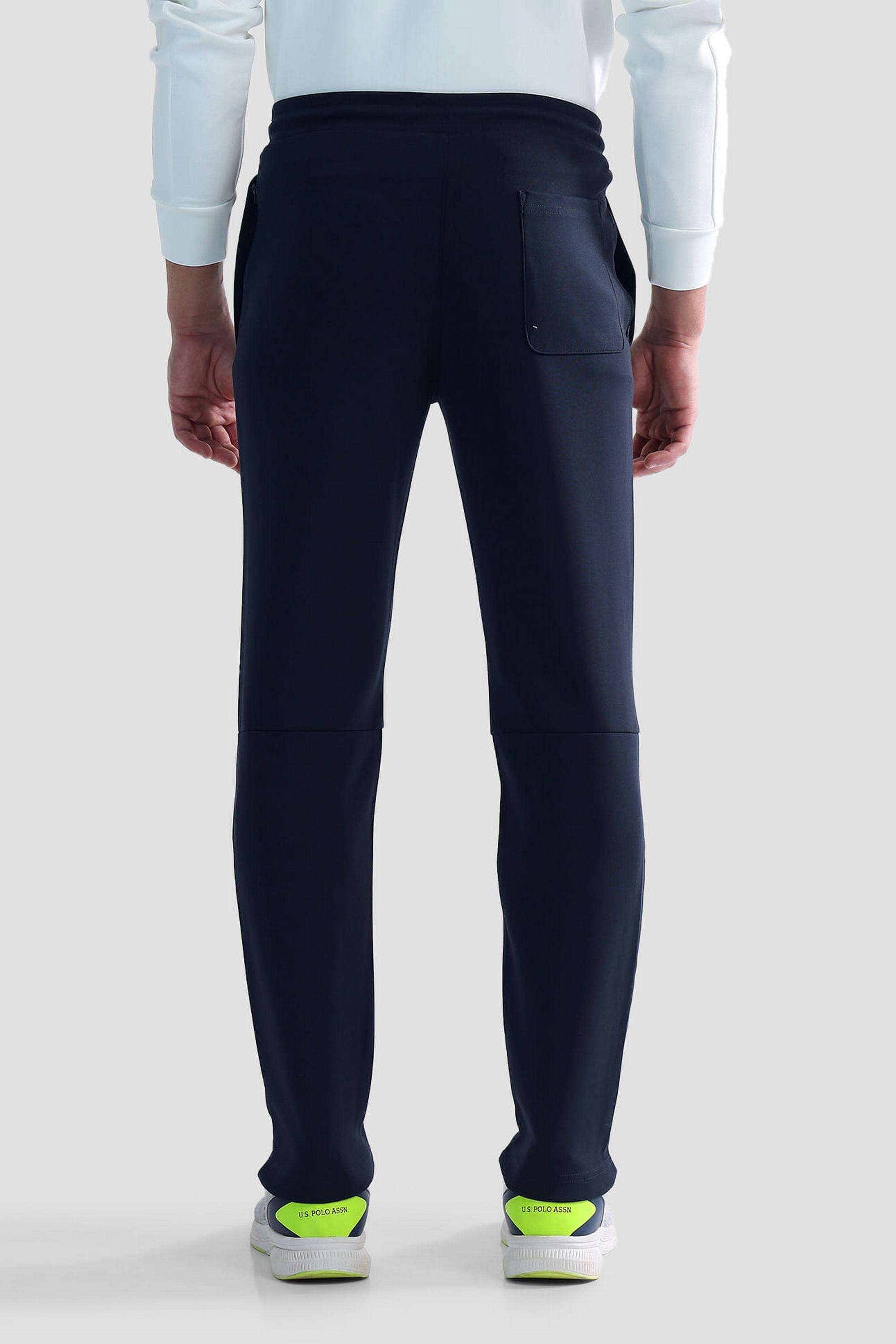 Solid-Cotton-Regular-Fit-Men-s-Track-Pants