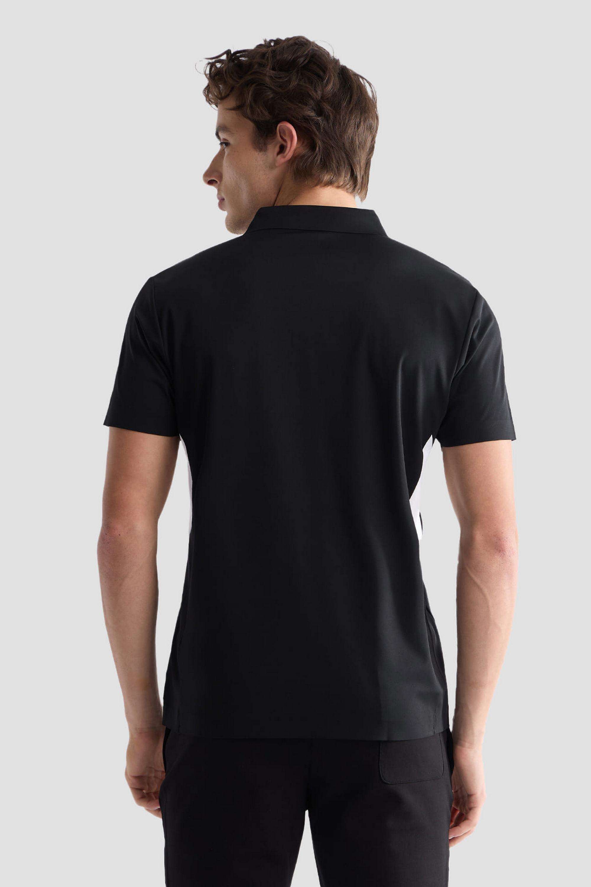 Solid-Nylon-Polo-Men-s-T-Shirt