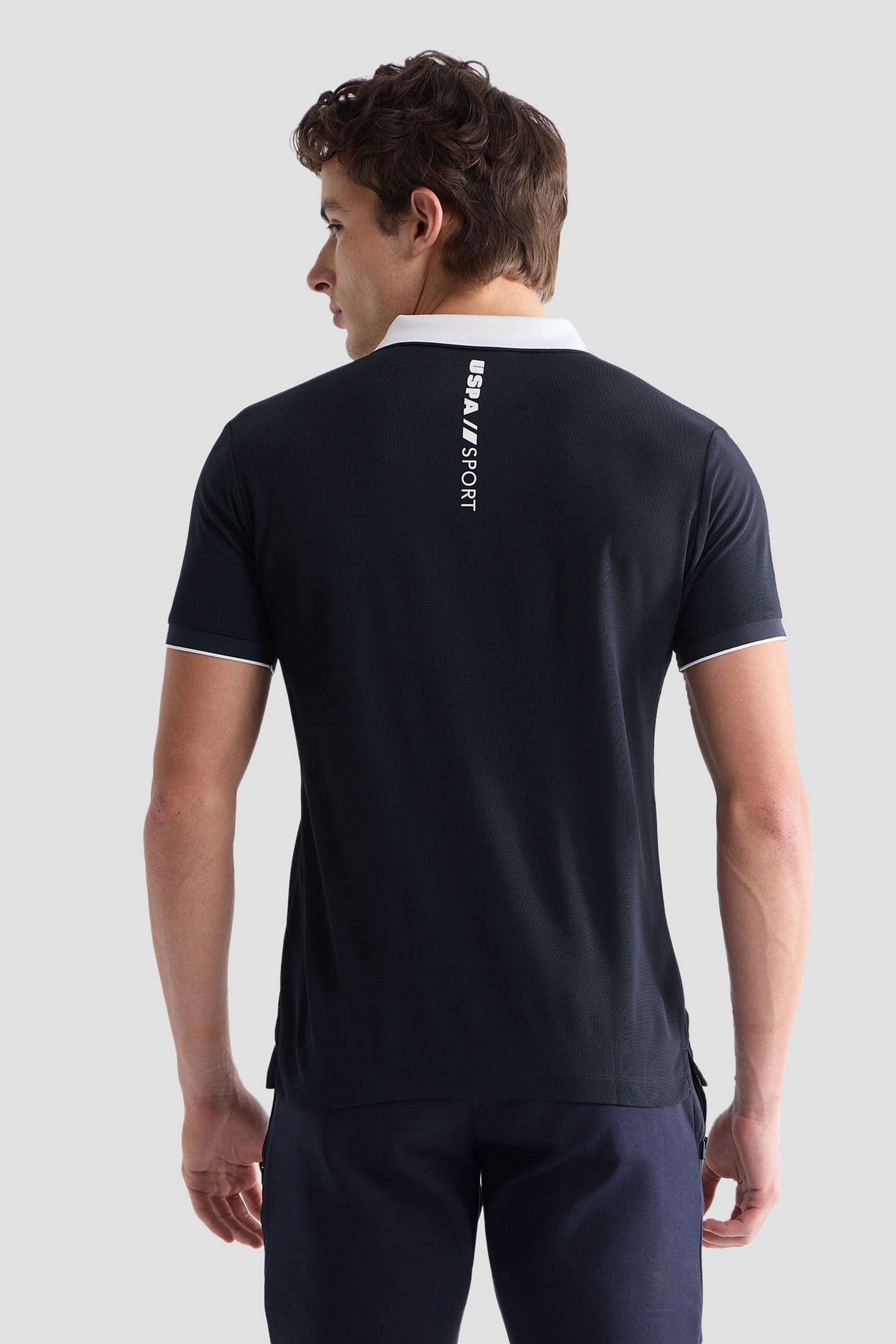 Solid-Polyester-Polo-Men-s-T-Shirt