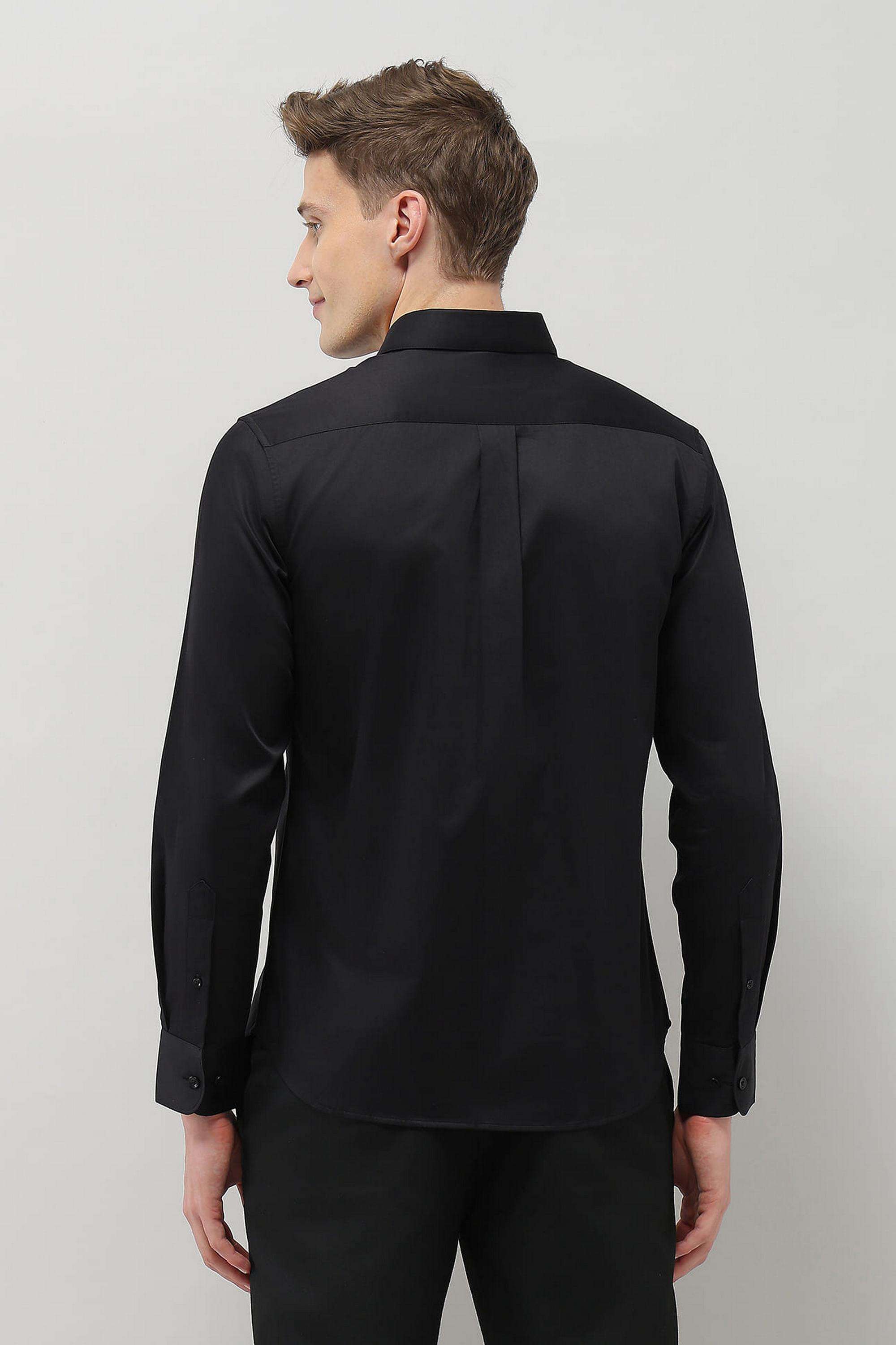 Solid-Cotton-Super-Slim-Fit-Men-s-Casual-Wear-Shirt