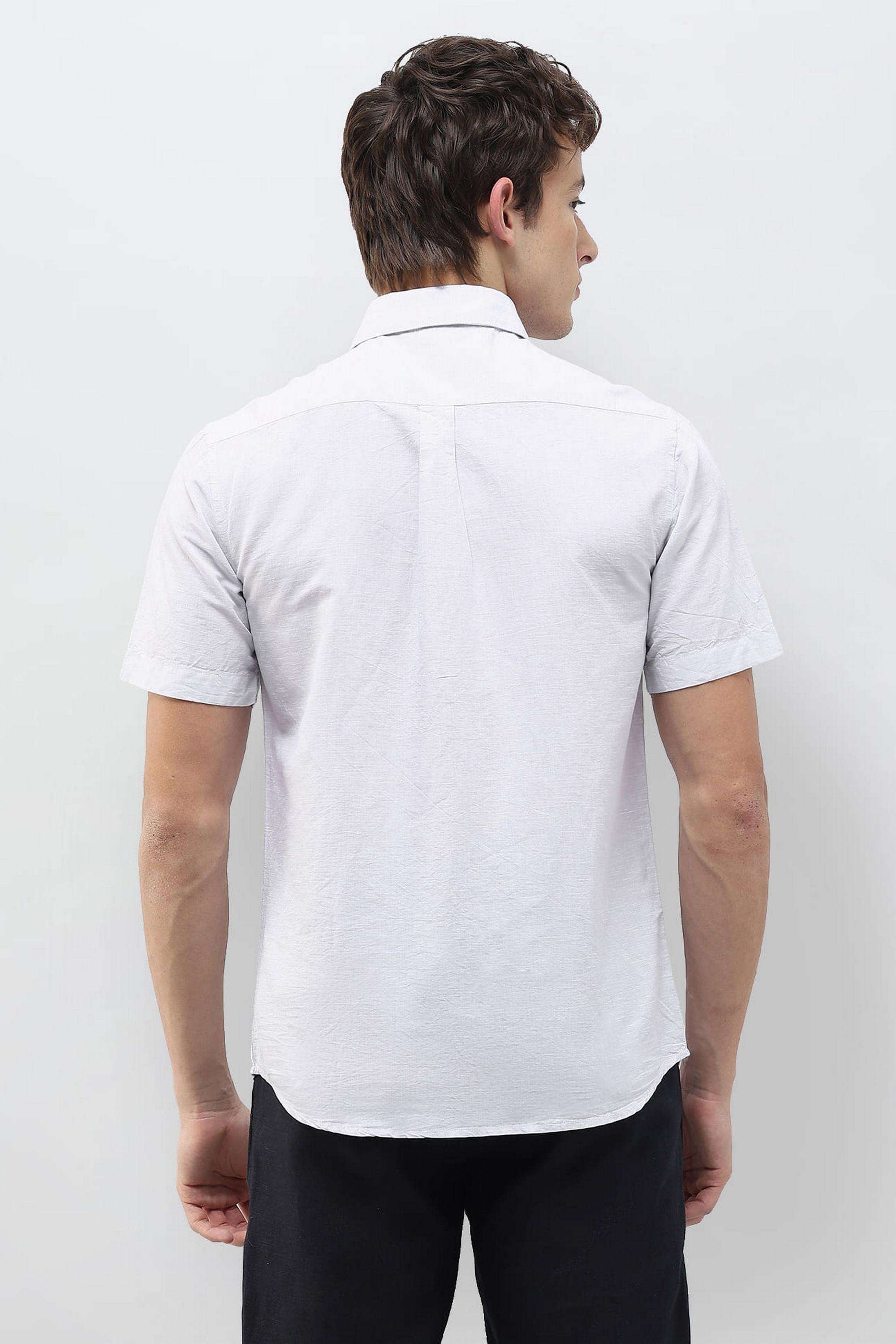 Solid-Cotton-Regular-Fit-Men-s-Casual-Shirt