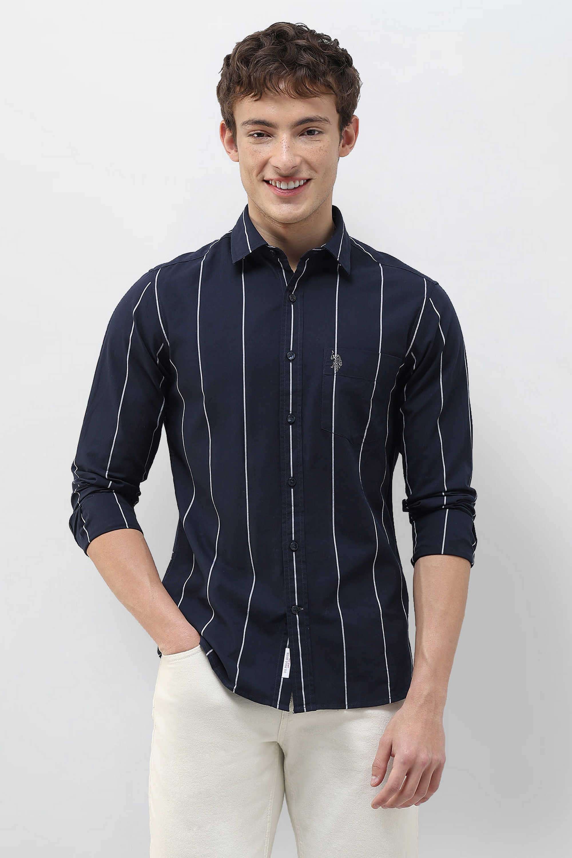 Stripes-Cotton-Regular-Fit-Men-s-Shirt