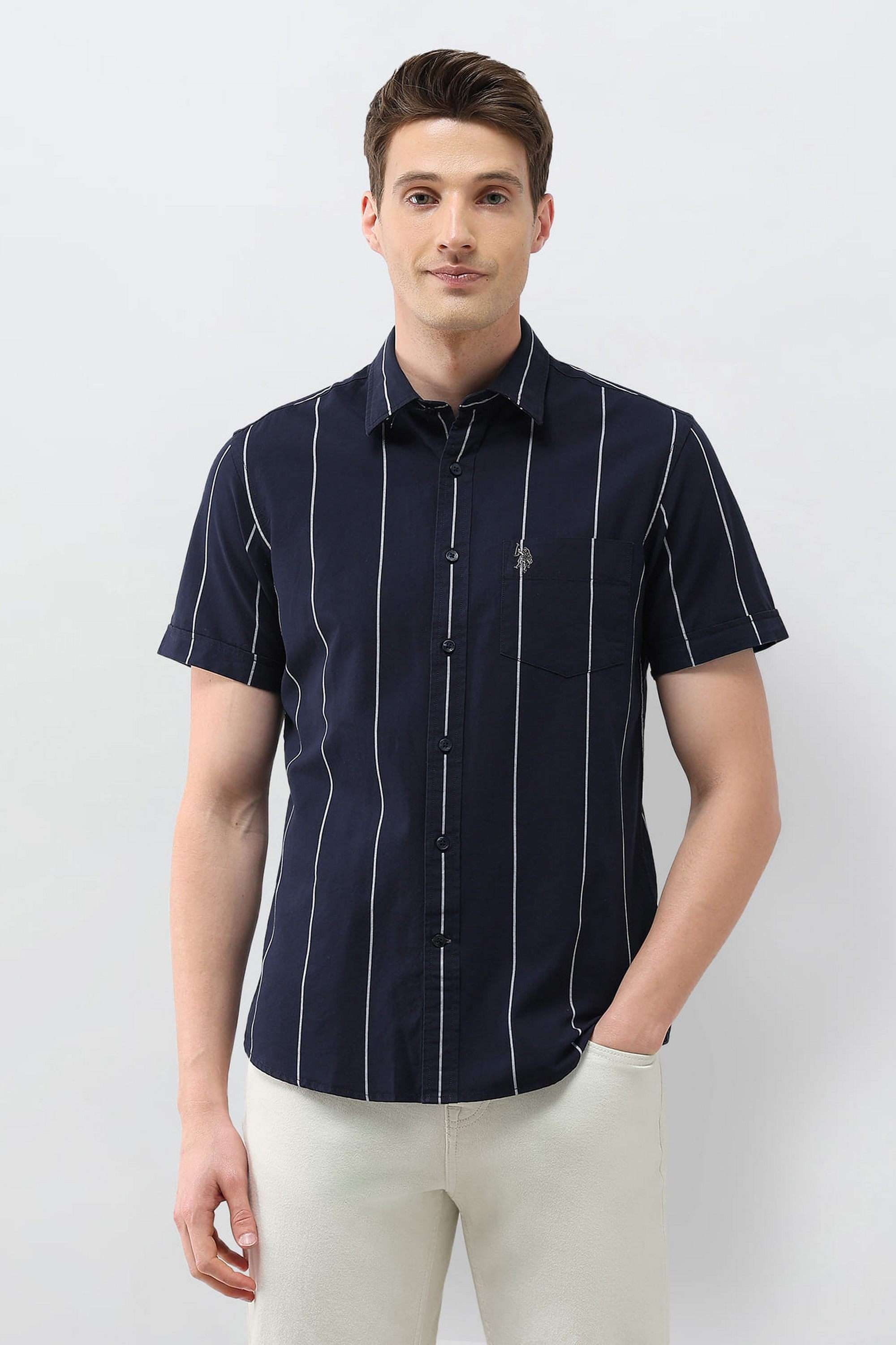 Stripes-Cotton-Regular-Fit-Men-s-Casual-Shirt