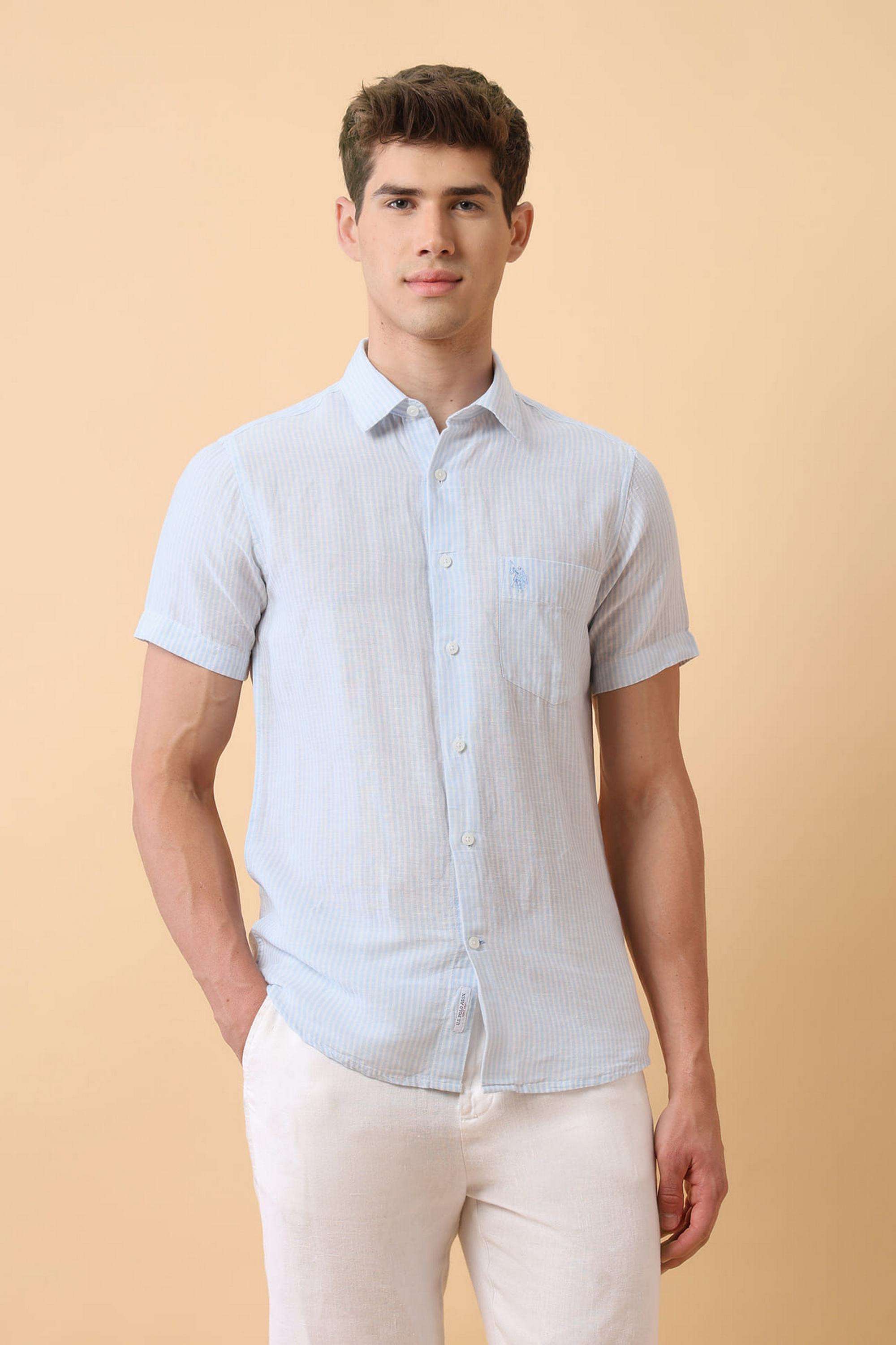 Stripes-Linen-Regular-Fit-Men-s-Casual-Shirt