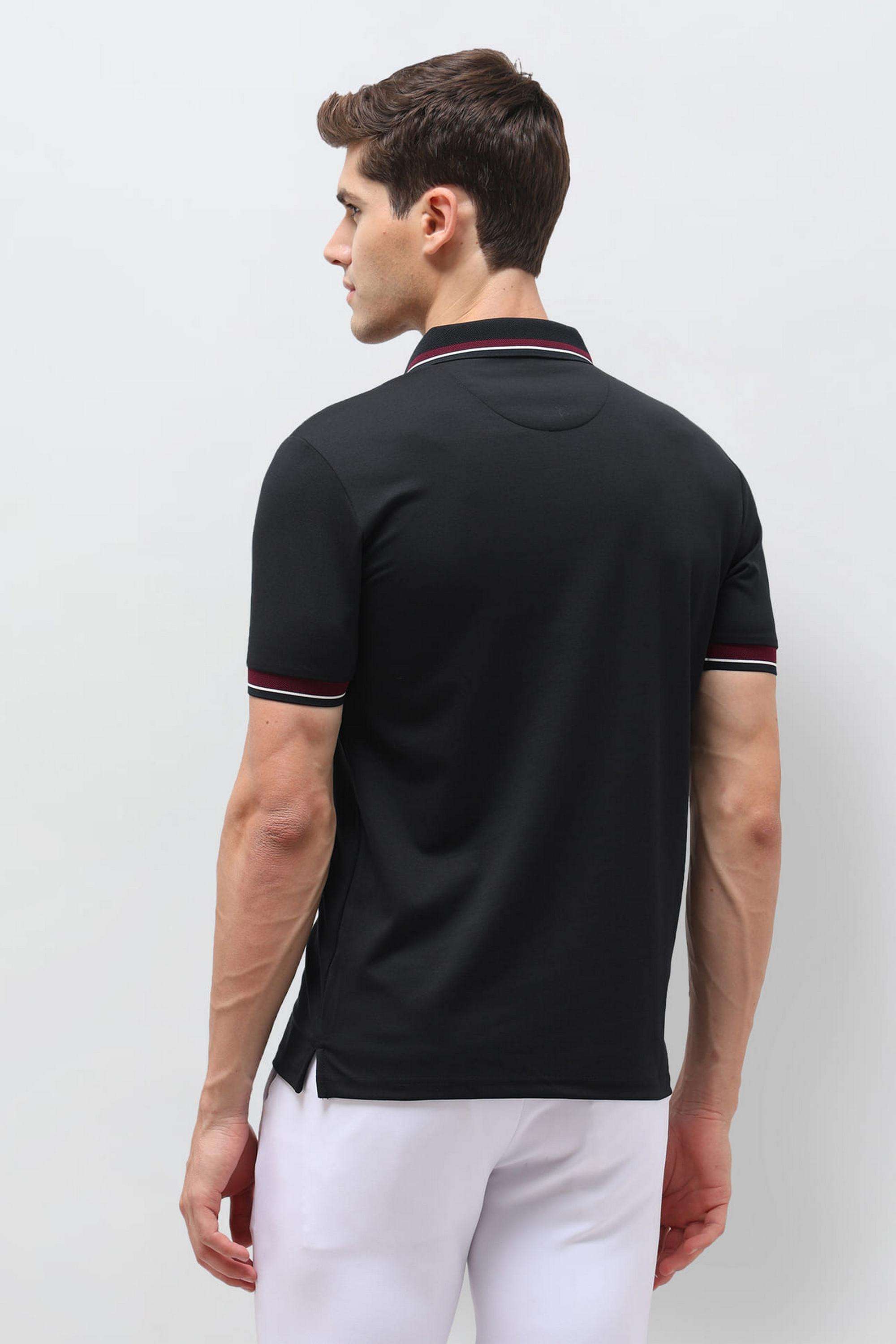 Solid-Polyester-Polo-Men-s-T-Shirt