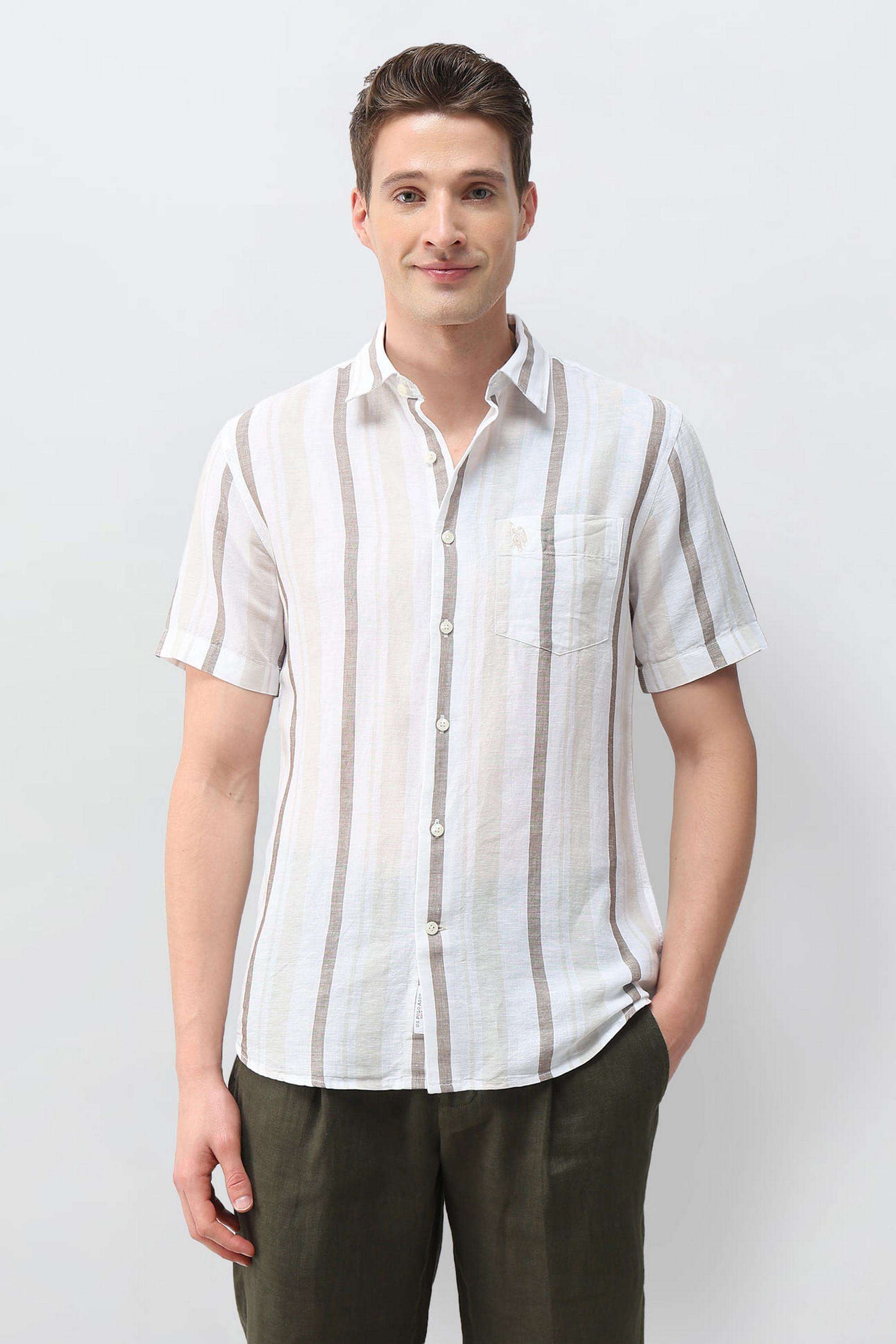 Stripes-Linen-Regular-Fit-Men-s-Casual-Shirt