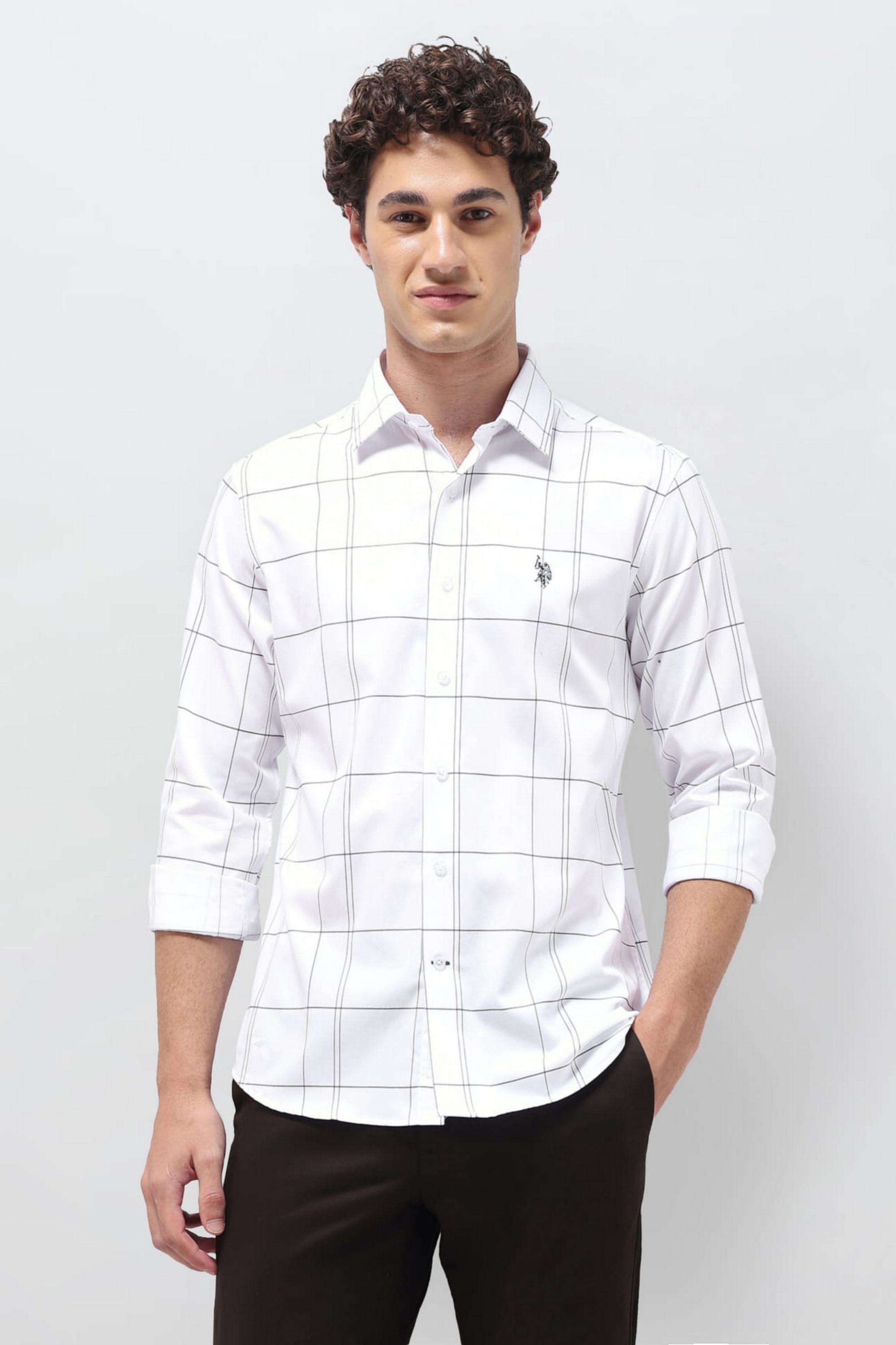 Checks-Cotton-Regular-Fit-Men-s-Casual-Shirt