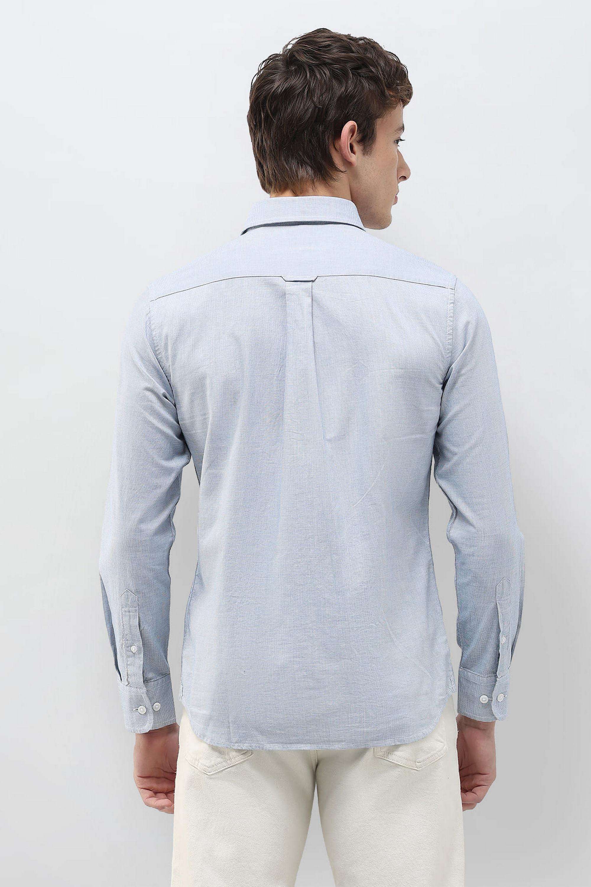 Solid-Cotton-Regular-Fit-Men-s-Casual-Shirt