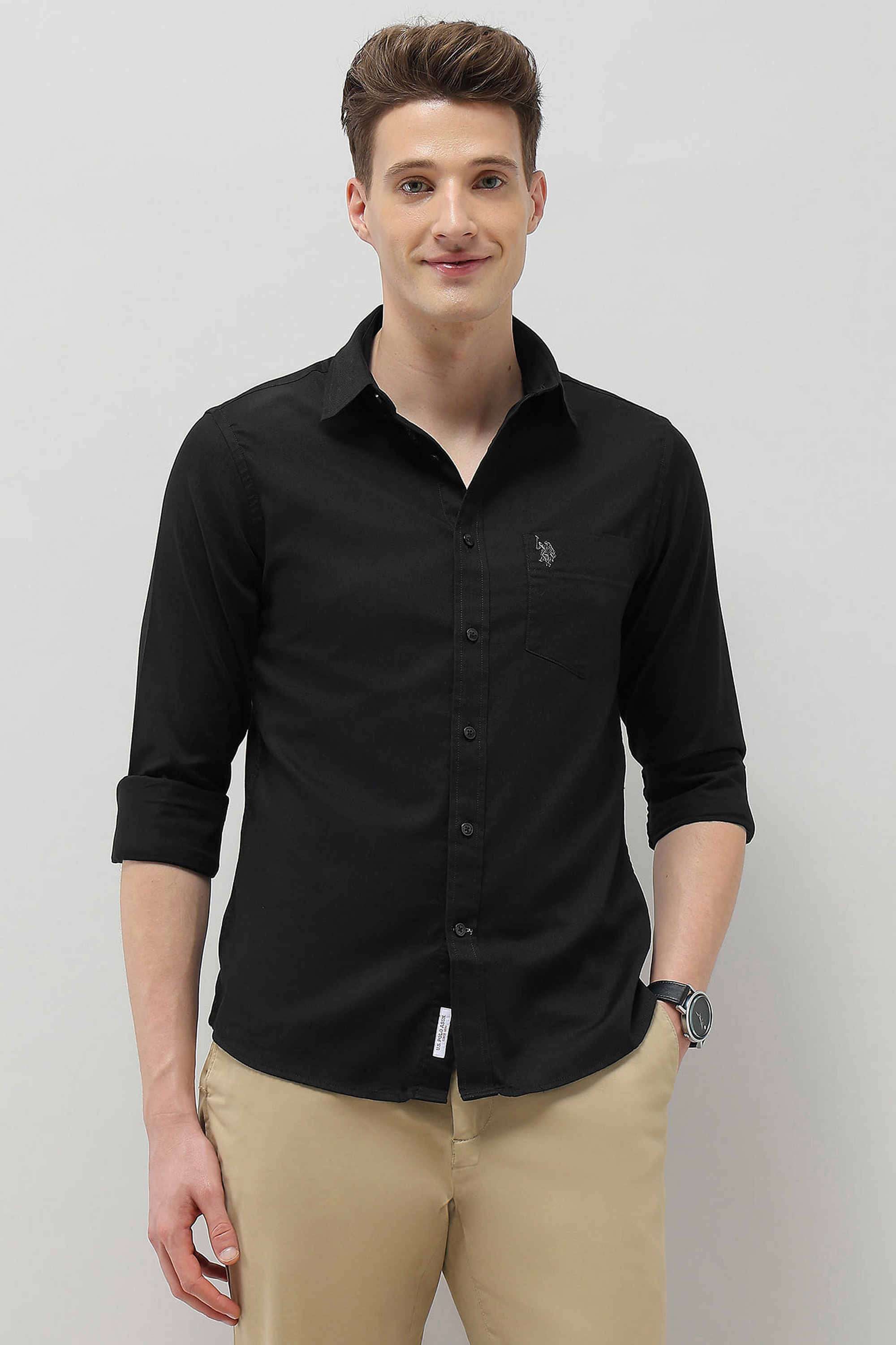New-Port-Marina-Solid-Cotton-Regular-Fit-Men-s-Casual-Wear-Shirt