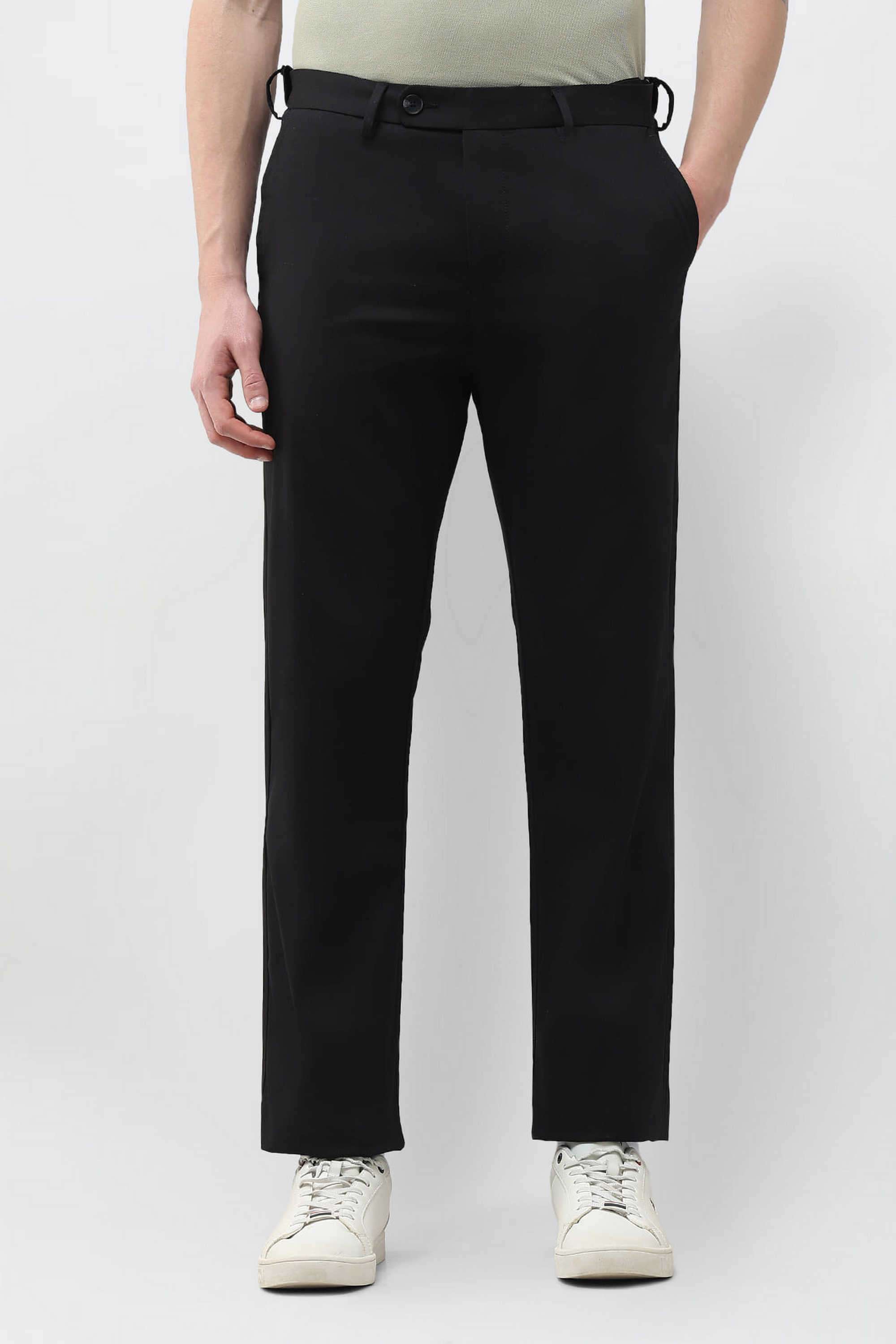 Solid-Cotton-Straight-Fit-Men-s-Trousers