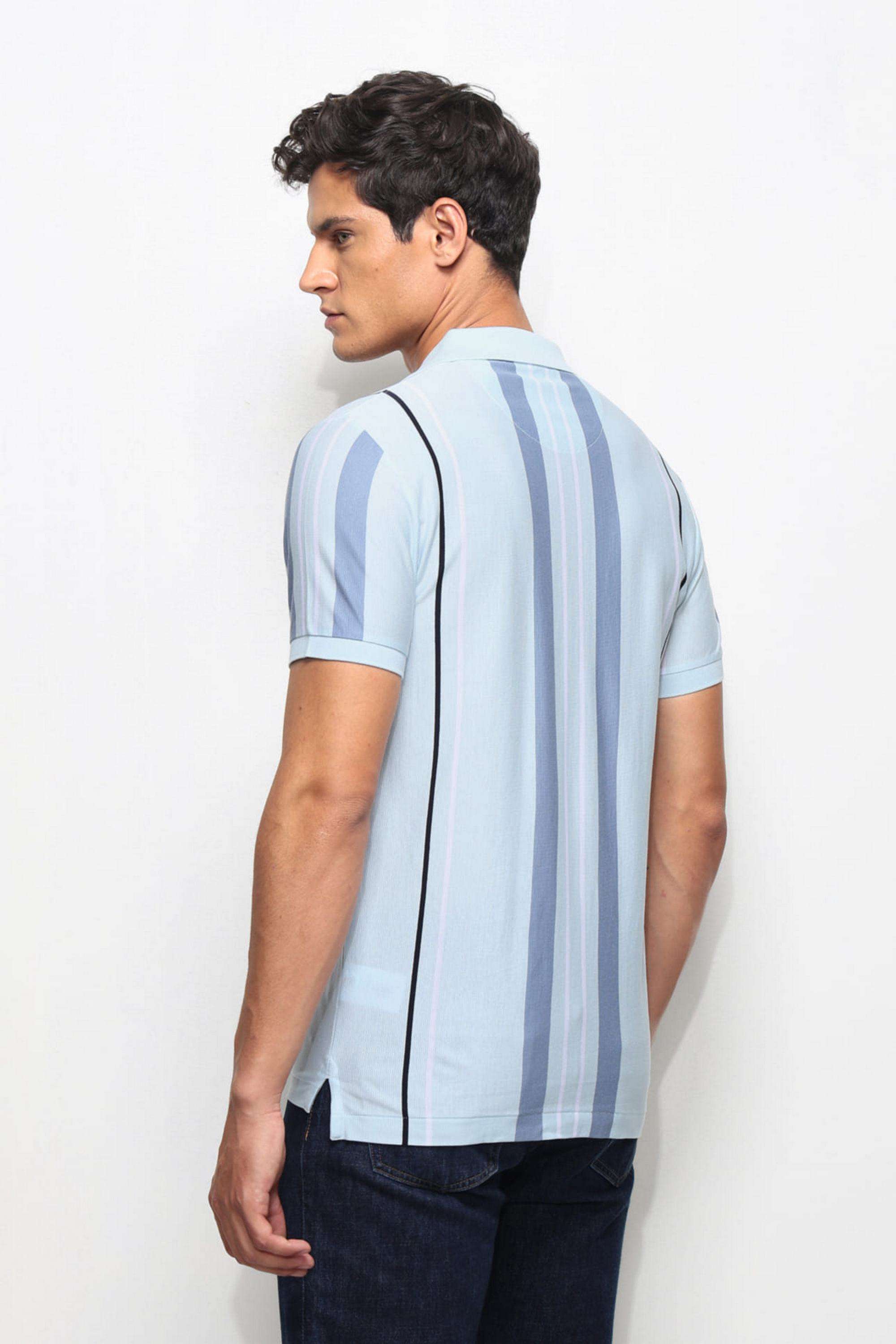 Stripes-Cotton-Polo-Men-s-T-Shirt
