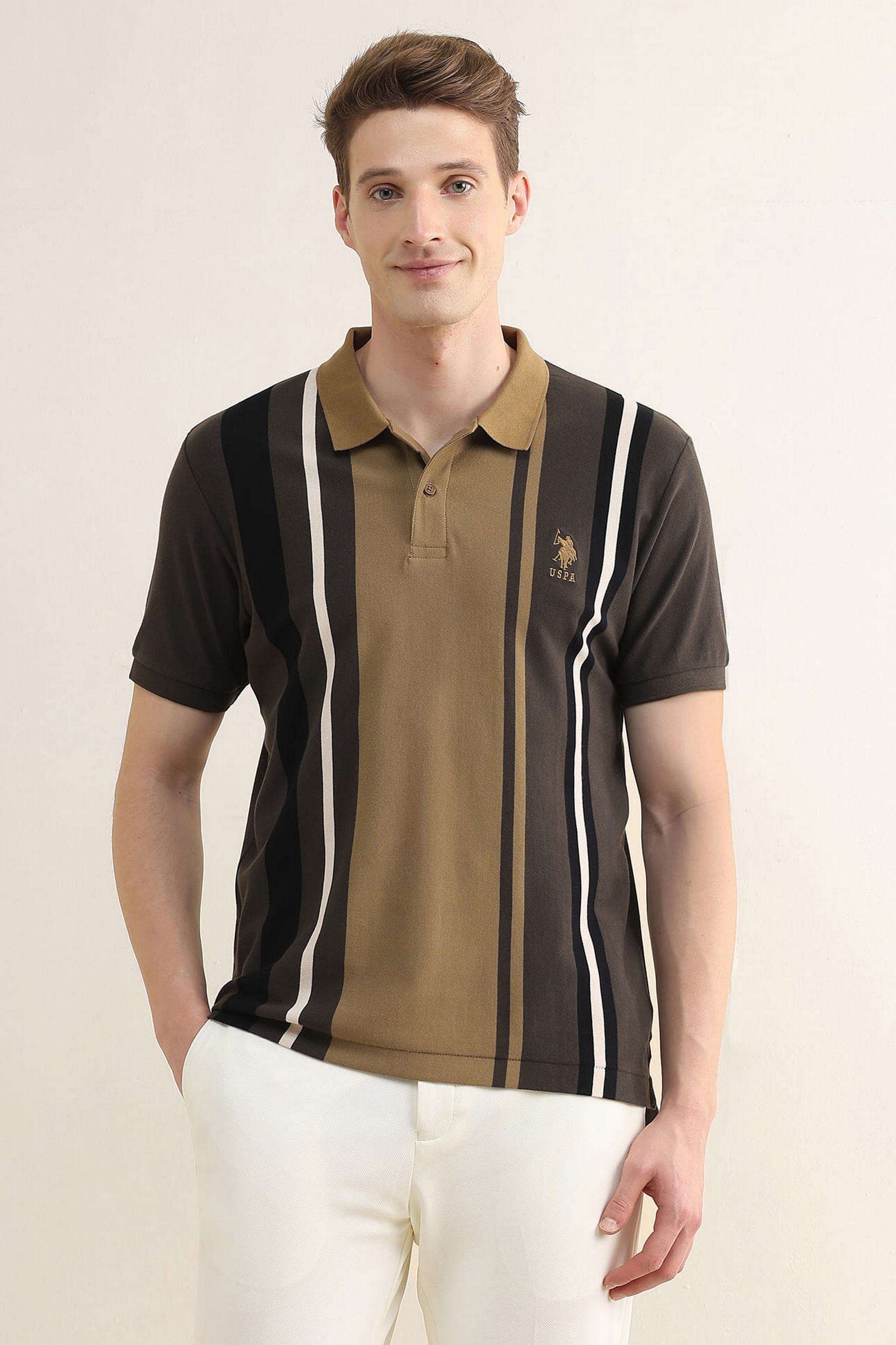 Color-Block-Cotton-Polo-Men-s-T-Shirt