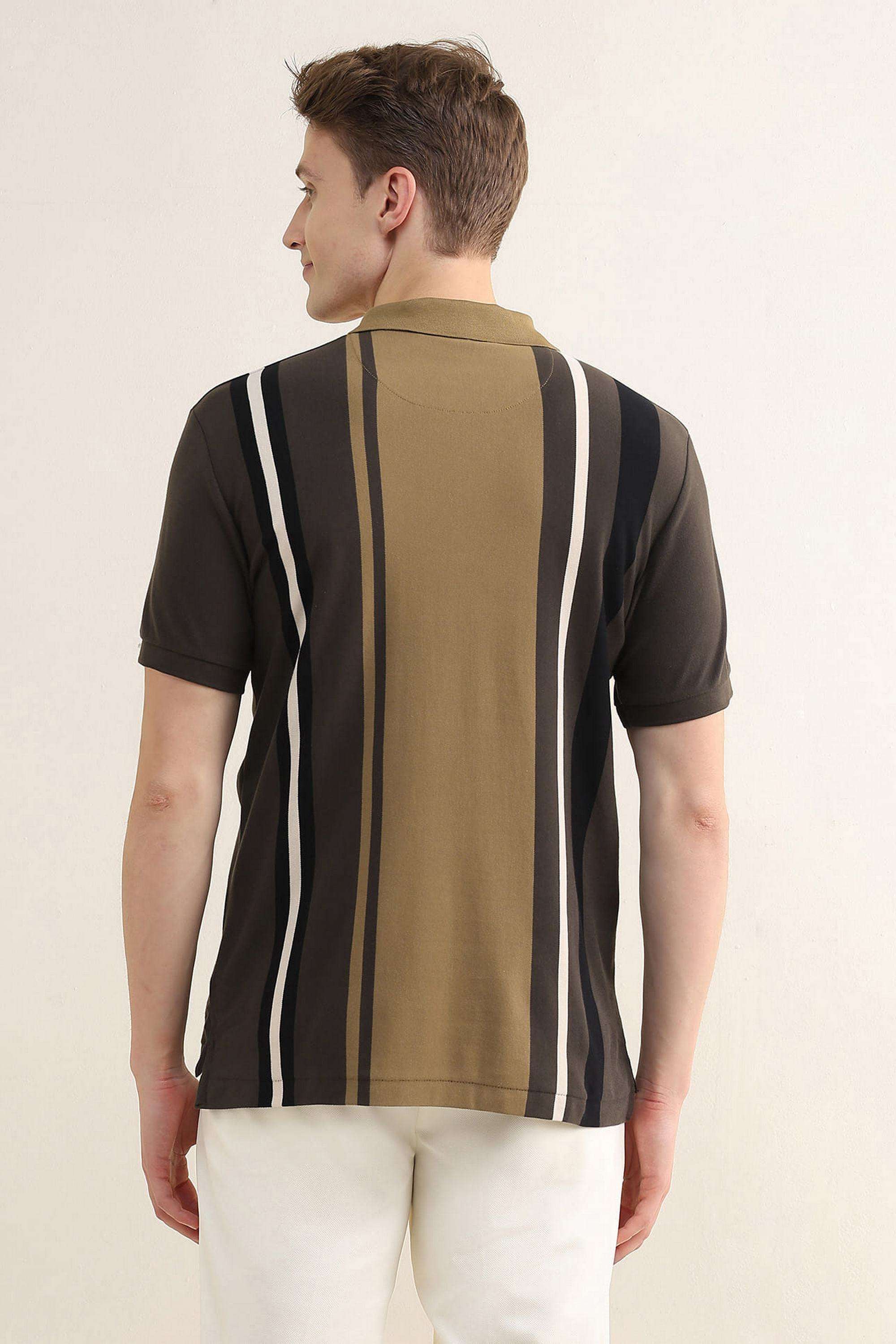 Color-Block-Cotton-Polo-Men-s-T-Shirt