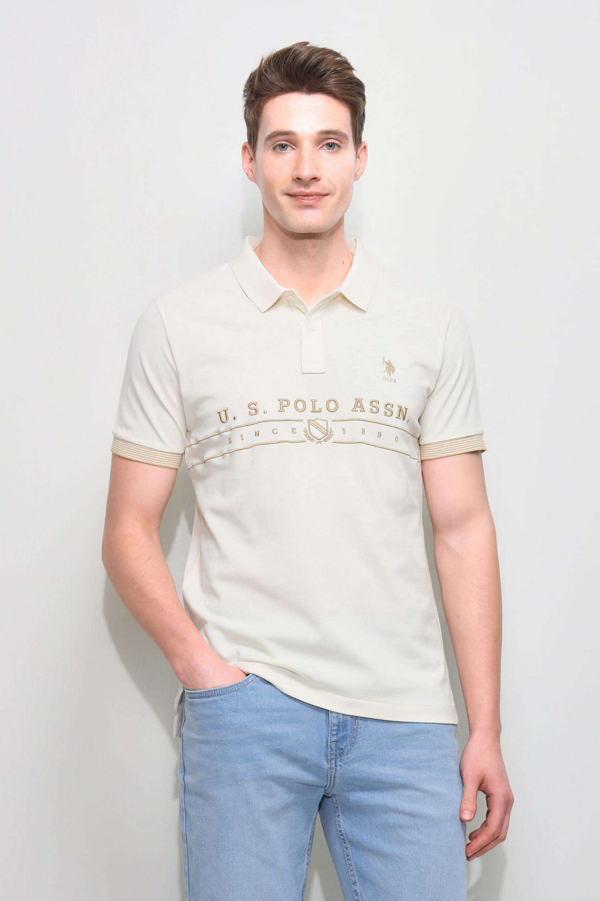 Textured-Cotton-Polo-Men-s-T-Shirt
