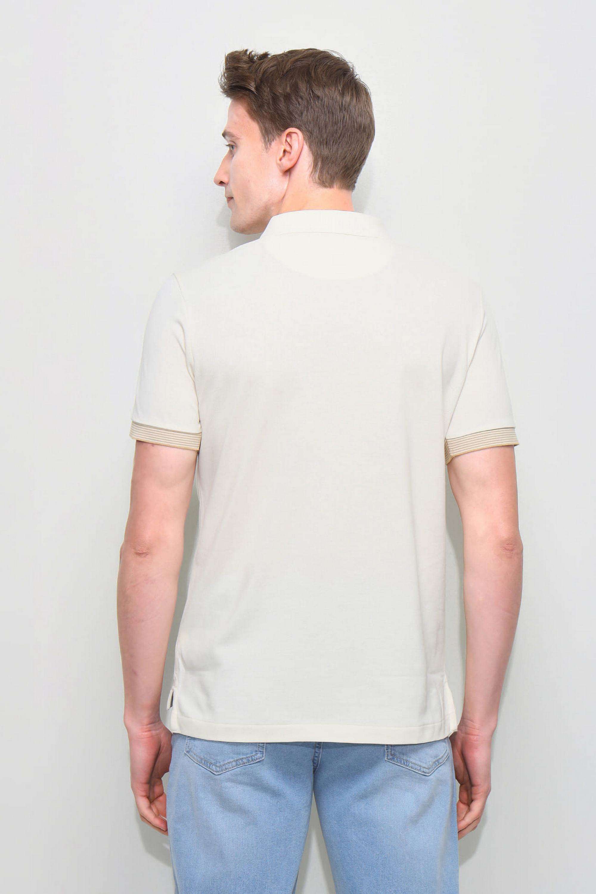 Textured-Cotton-Polo-Men-s-T-Shirt