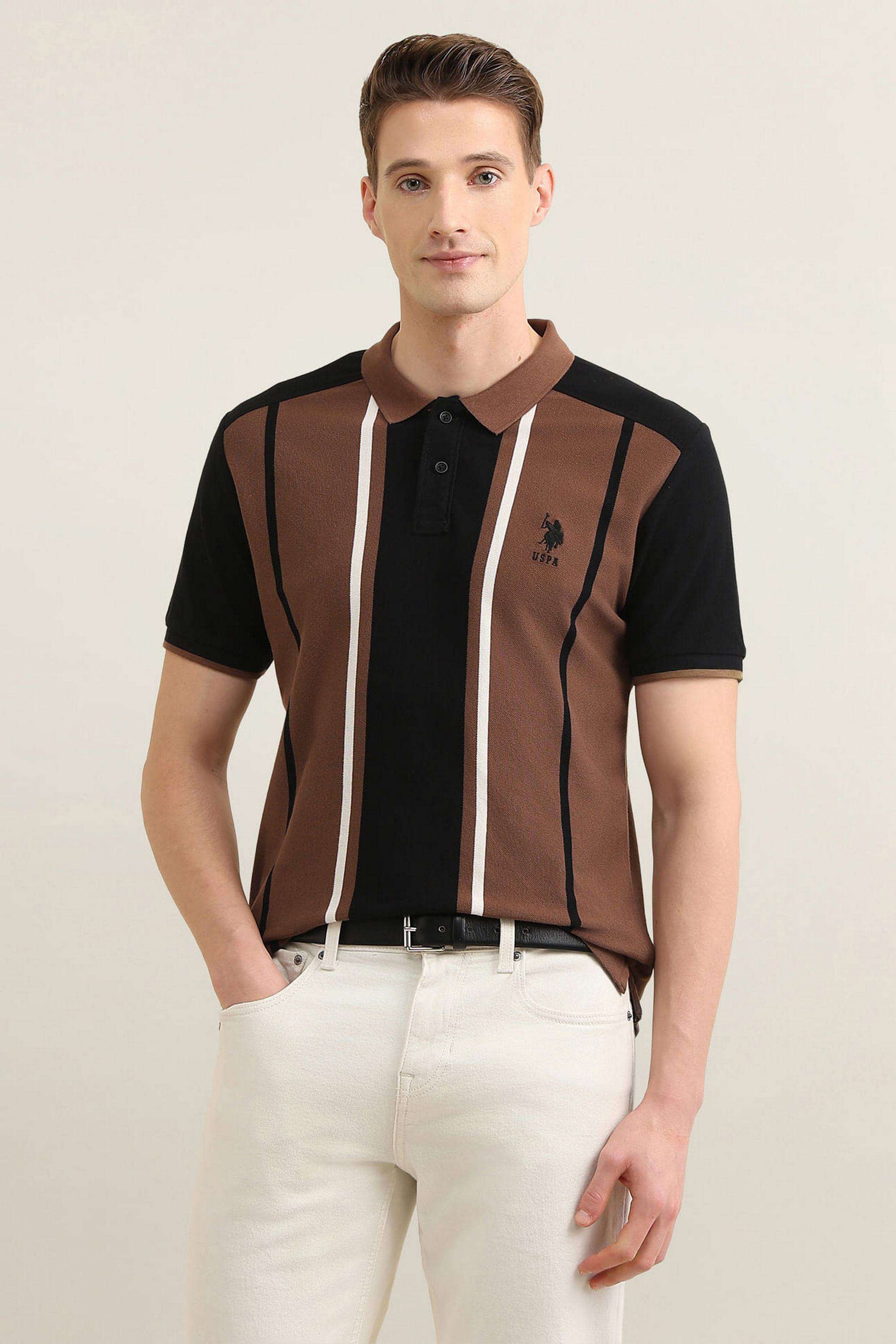 Stripes-Cotton-Polo-Men-s-T-Shirt