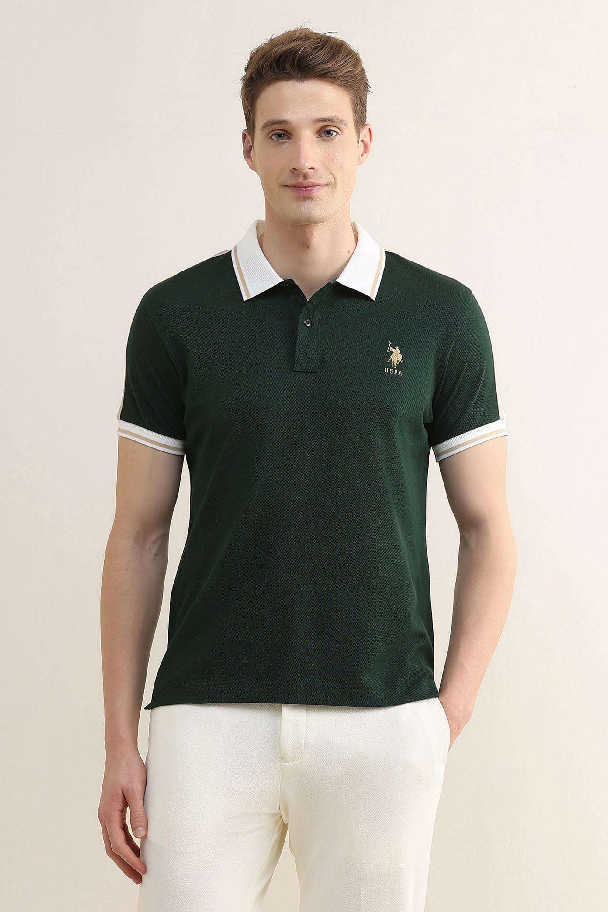 Solid-Cotton-Polo-Men-s-T-Shirt