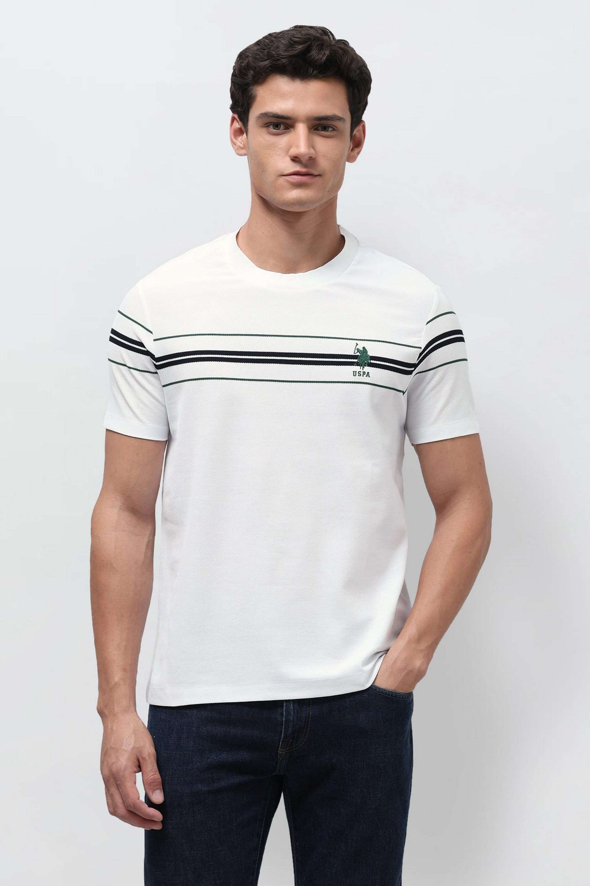 Solid-Cotton-Round-Neck-Men-s-T-Shirt