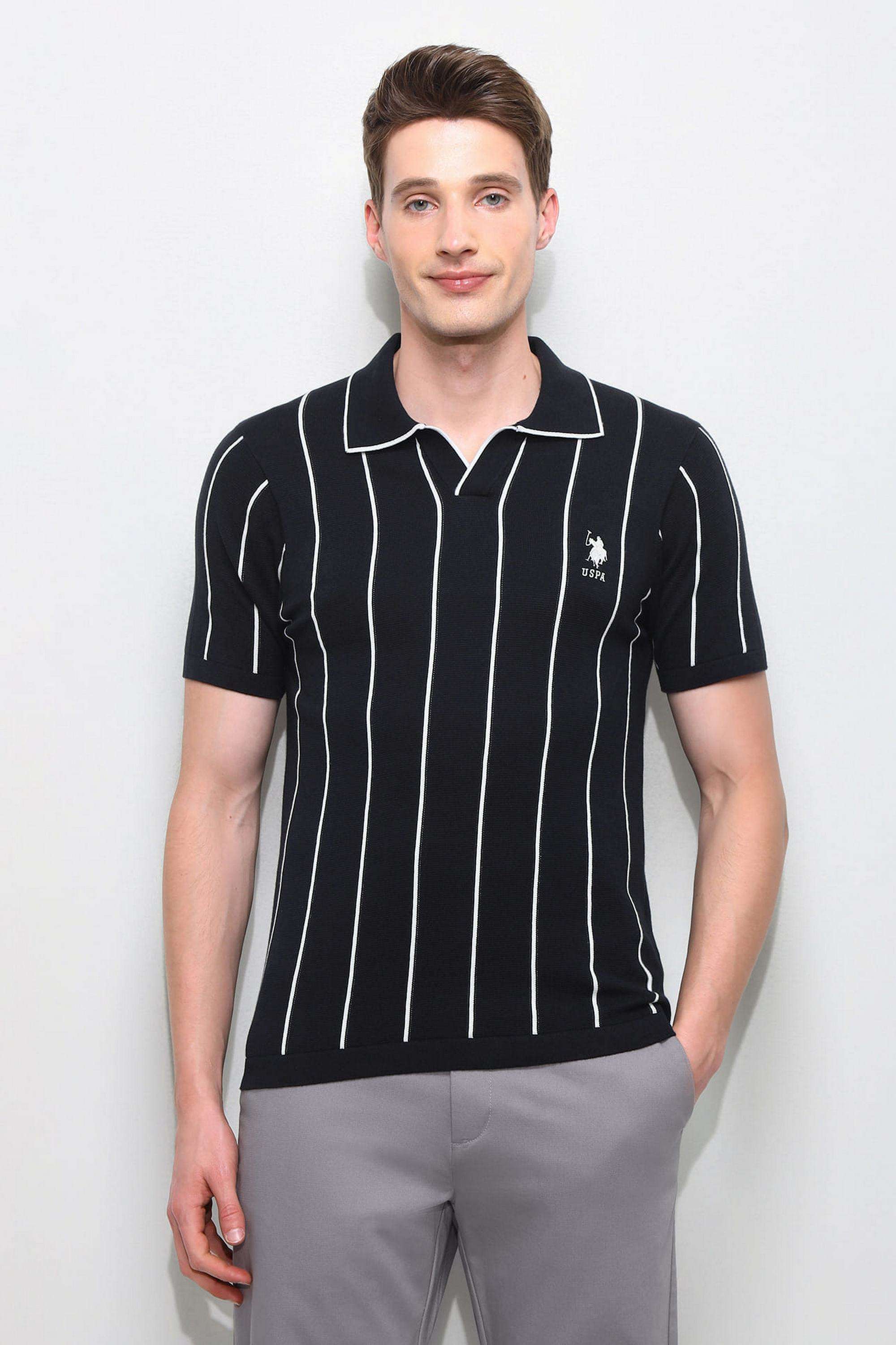 Stripes-Cotton-Polo-Men-s-T-Shirt