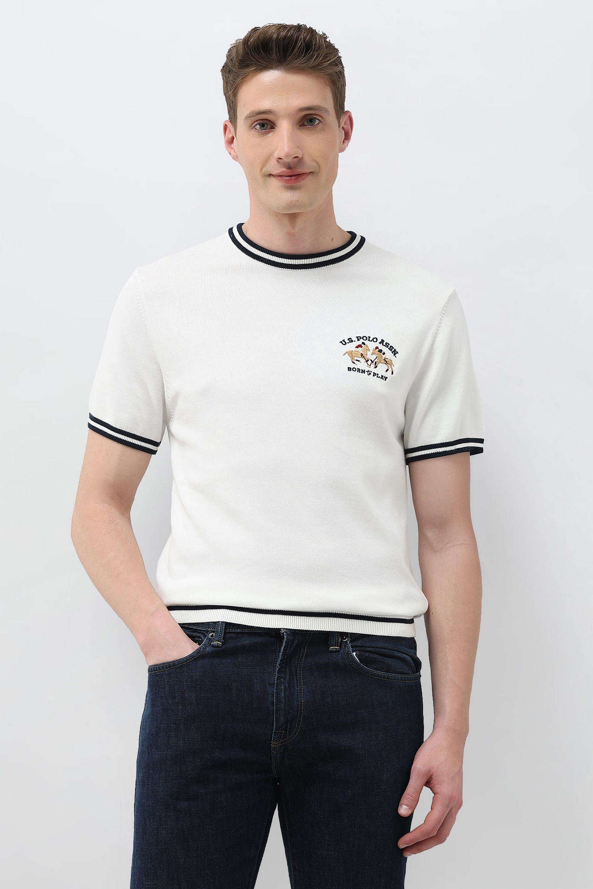 Solid-Cotton-Round-Neck-Men-s-T-Shirt