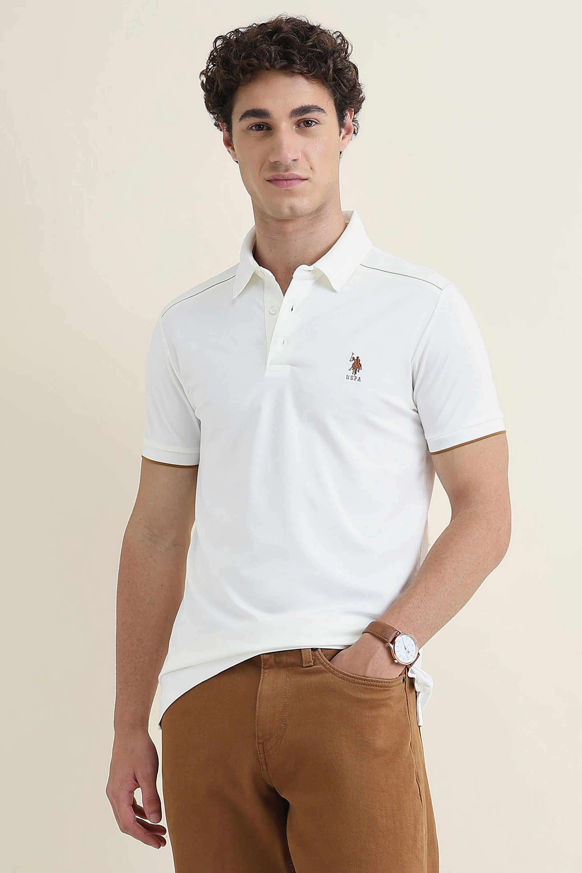 Solid-Rayon-Polo-Men-s-T-Shirt