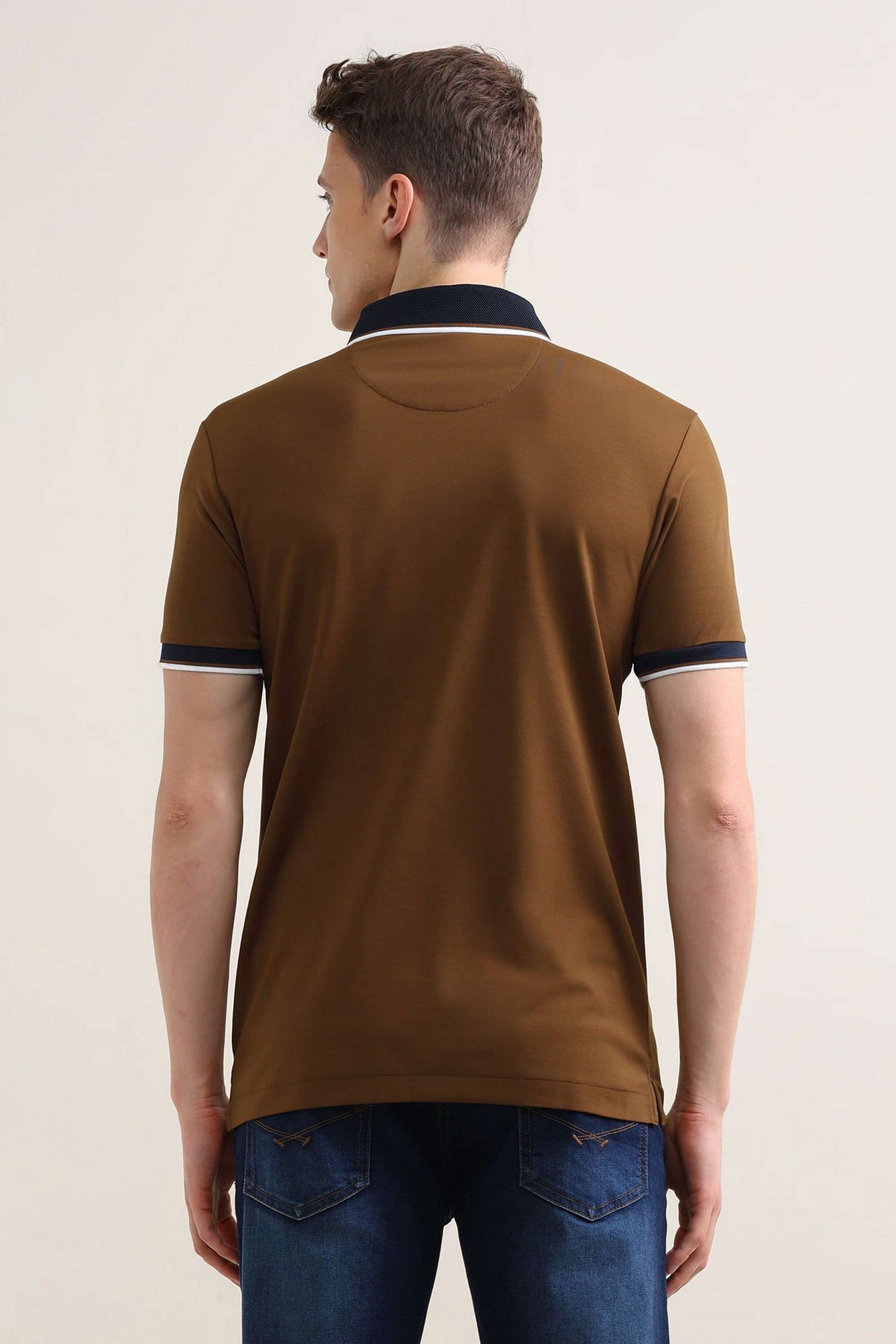 Solid-Rayon-Polo-Men-s-T-Shirt