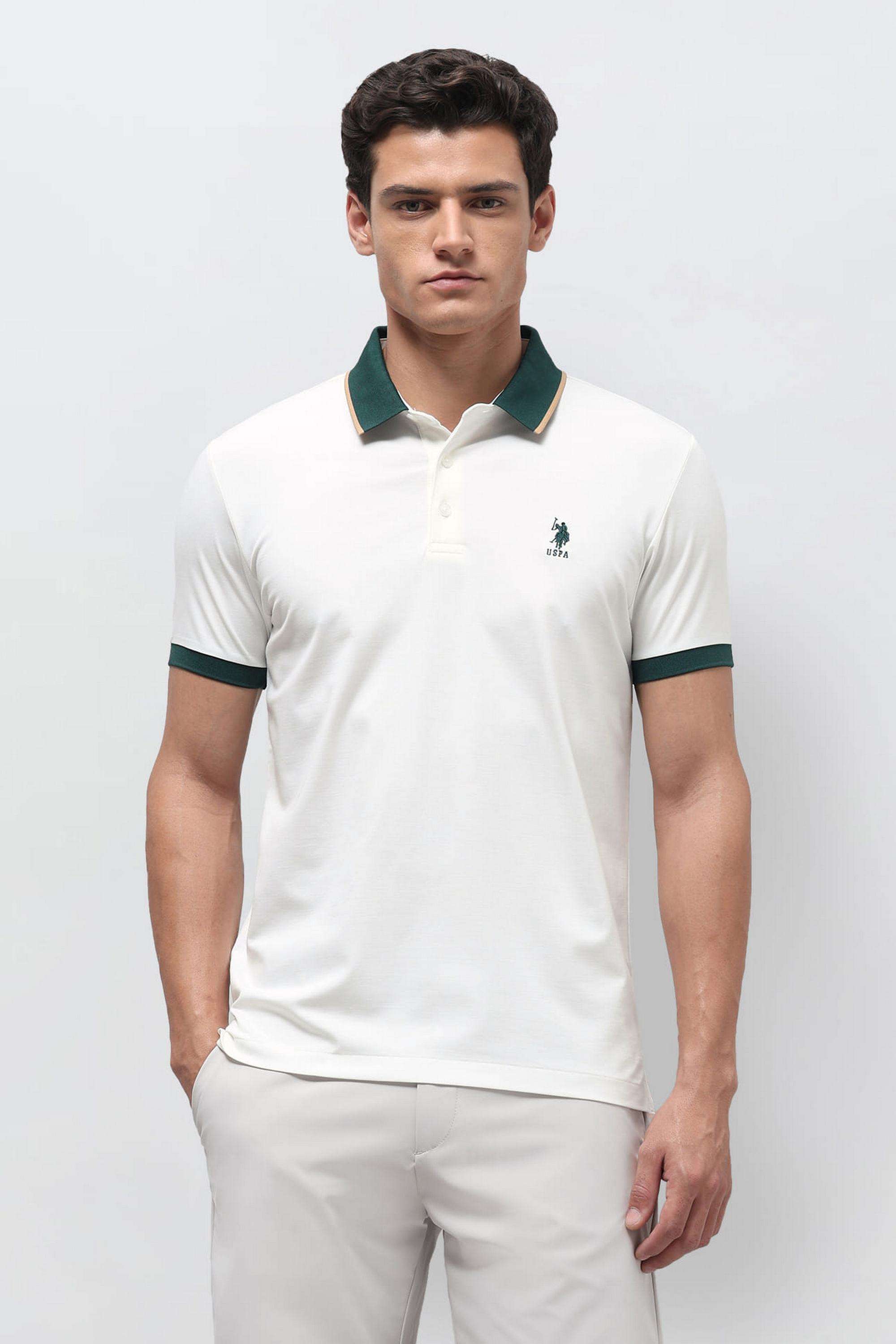 Solid-Rayon-Polo-Men-s-T-Shirt