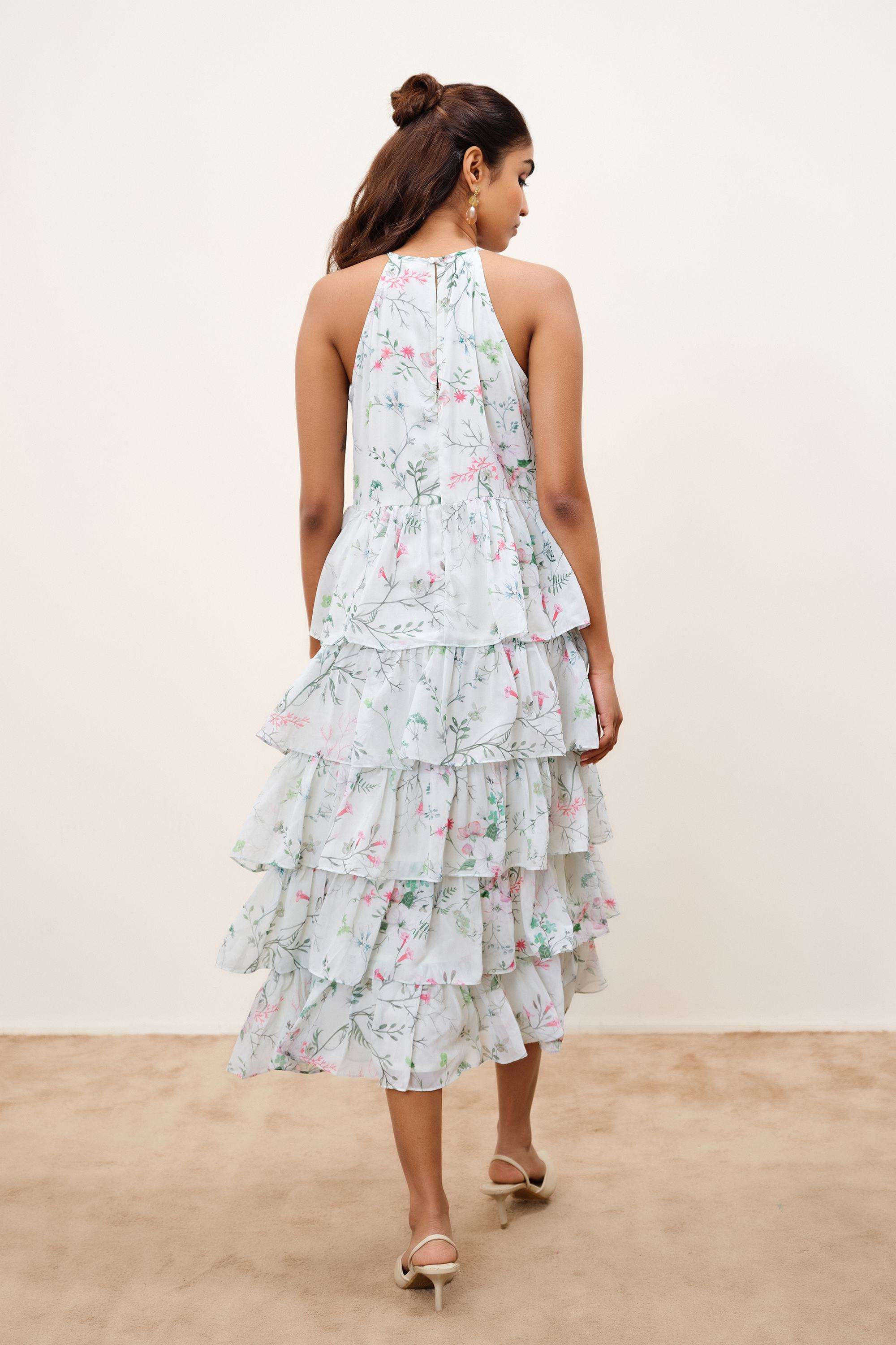 Solid-Blended-Fabric-Women-s-Dress
