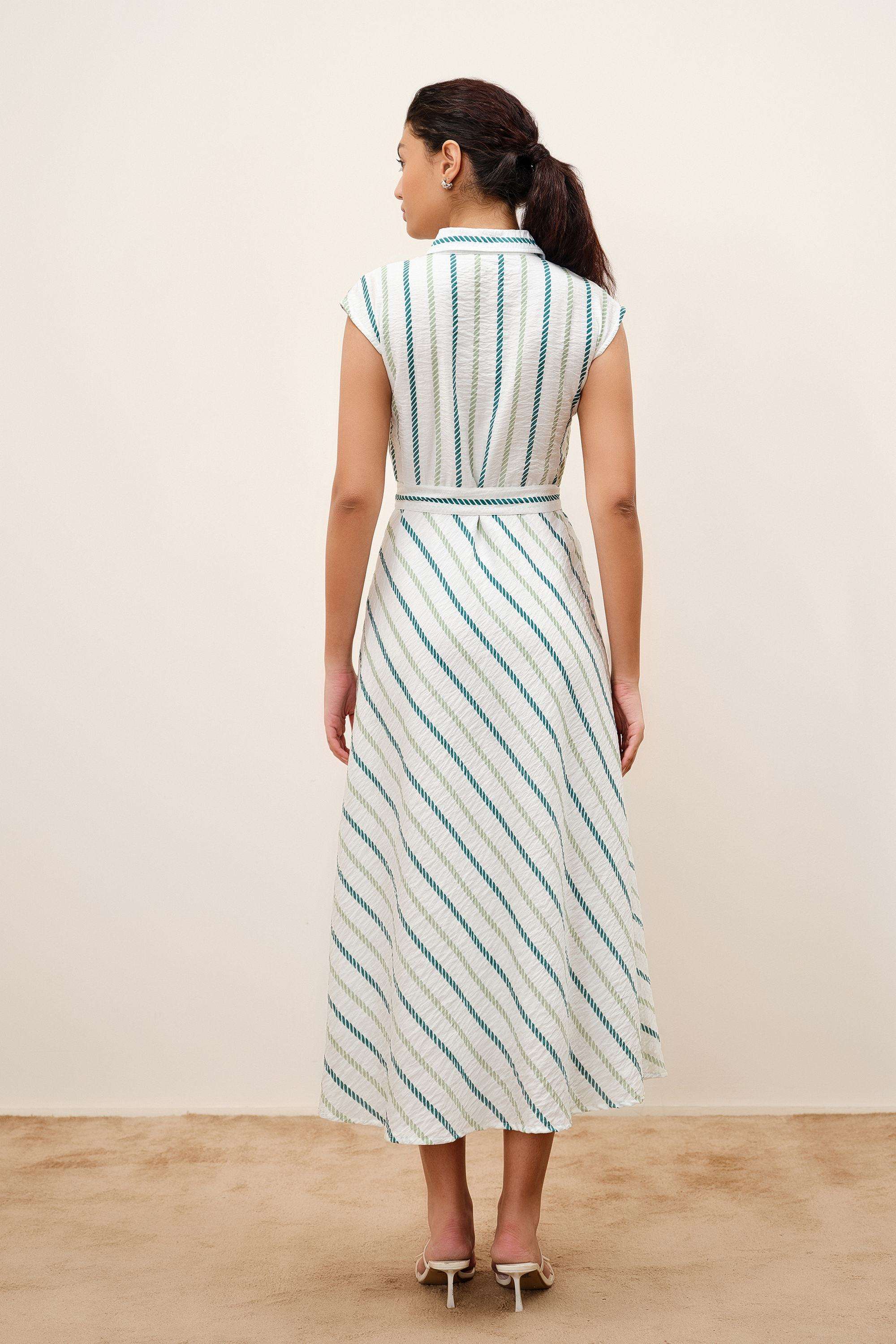 Solid-Blended-Fabric-Women-s-Dress